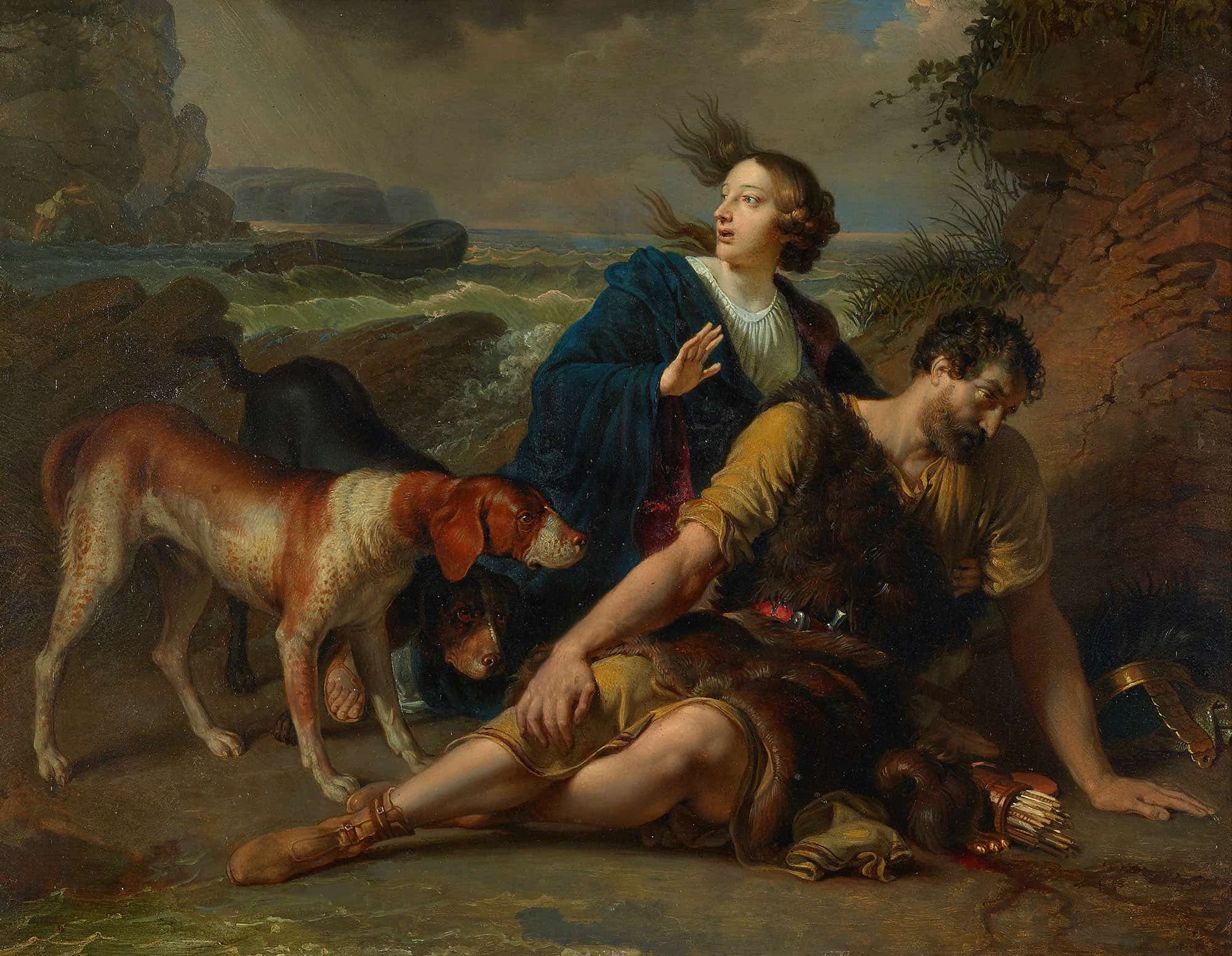 Arindal Und Daura by Johann Peter Krafft