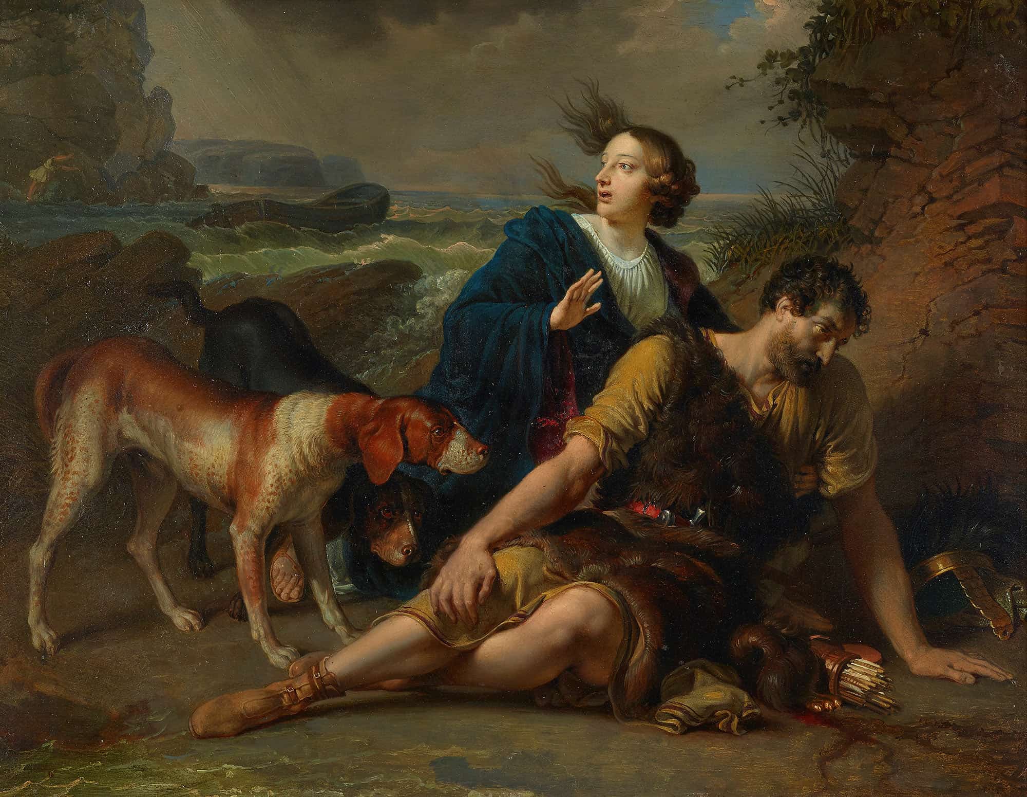 Arindal Und Daura by Johann Peter Krafft