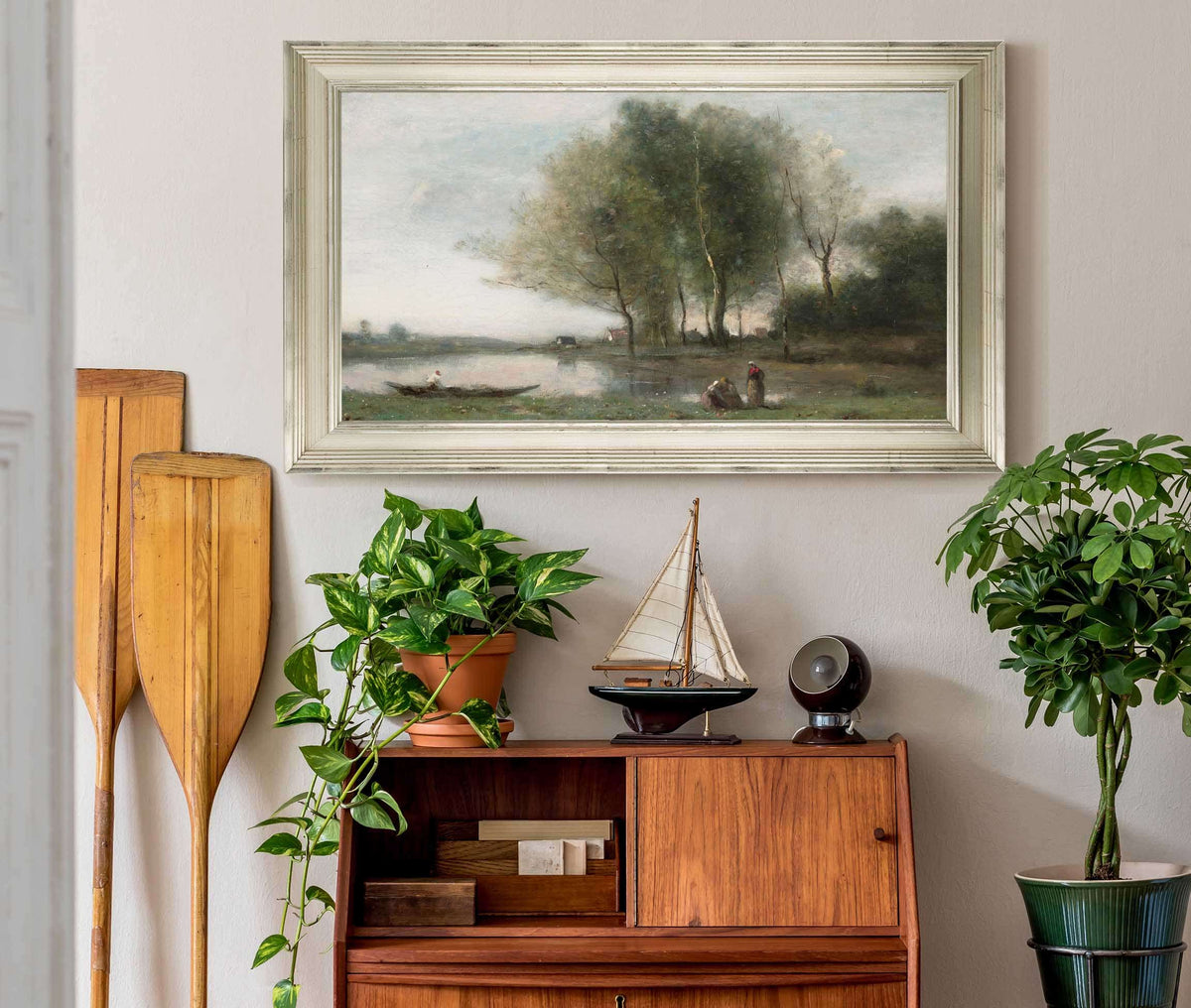 Arleux Du Nord by Jean Baptiste Camille Corot