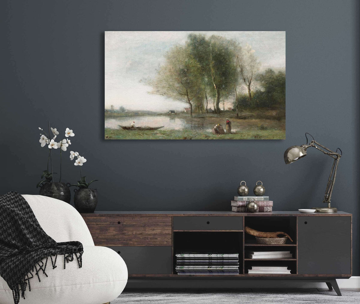 Arleux Du Nord by Jean Baptiste Camille Corot