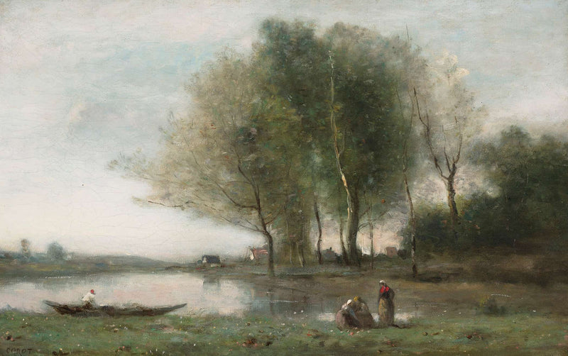 Arleux Du Nord by Jean Baptiste Camille Corot