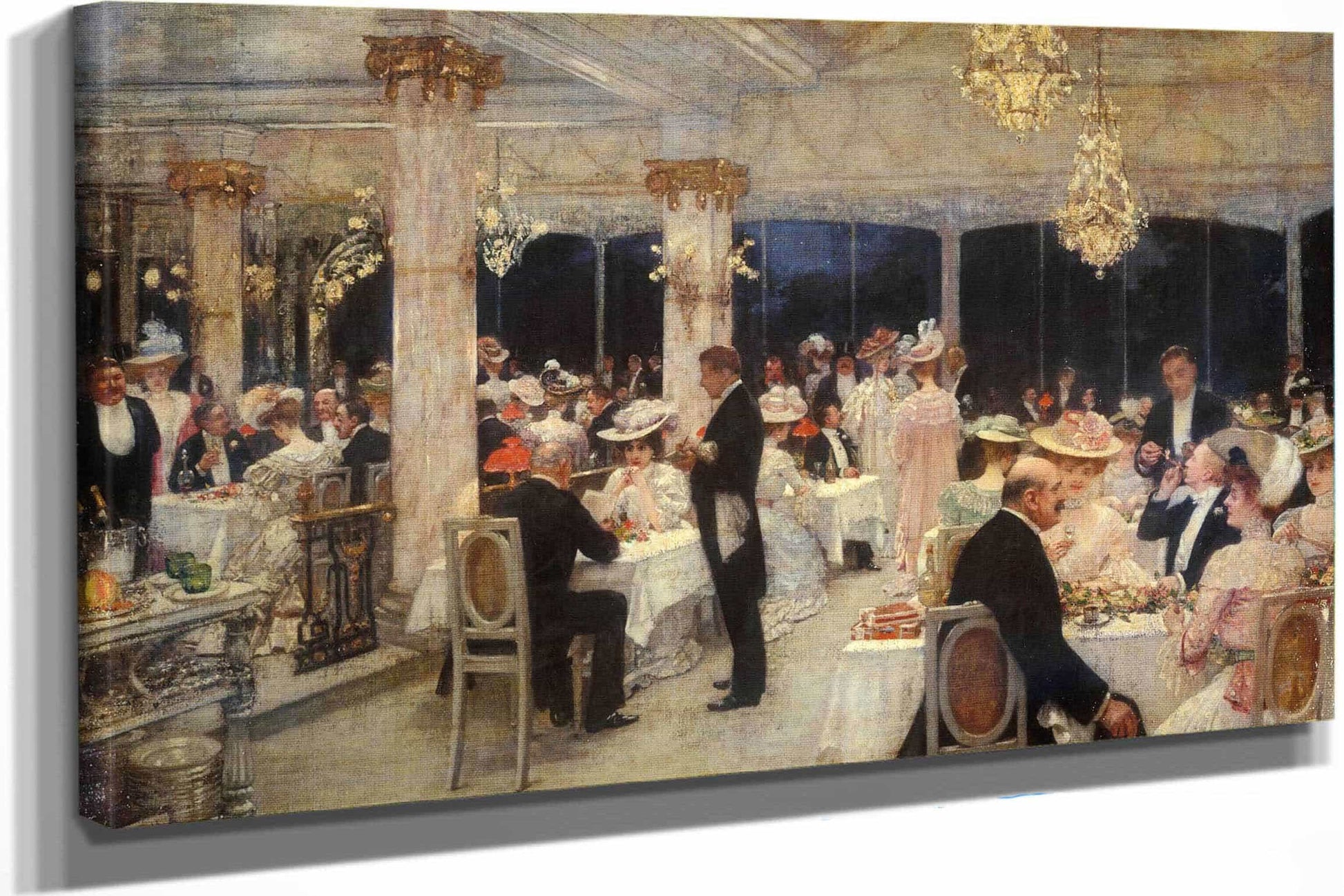 Armenonville Le Soir Du Grand Prix by Henri Gervex