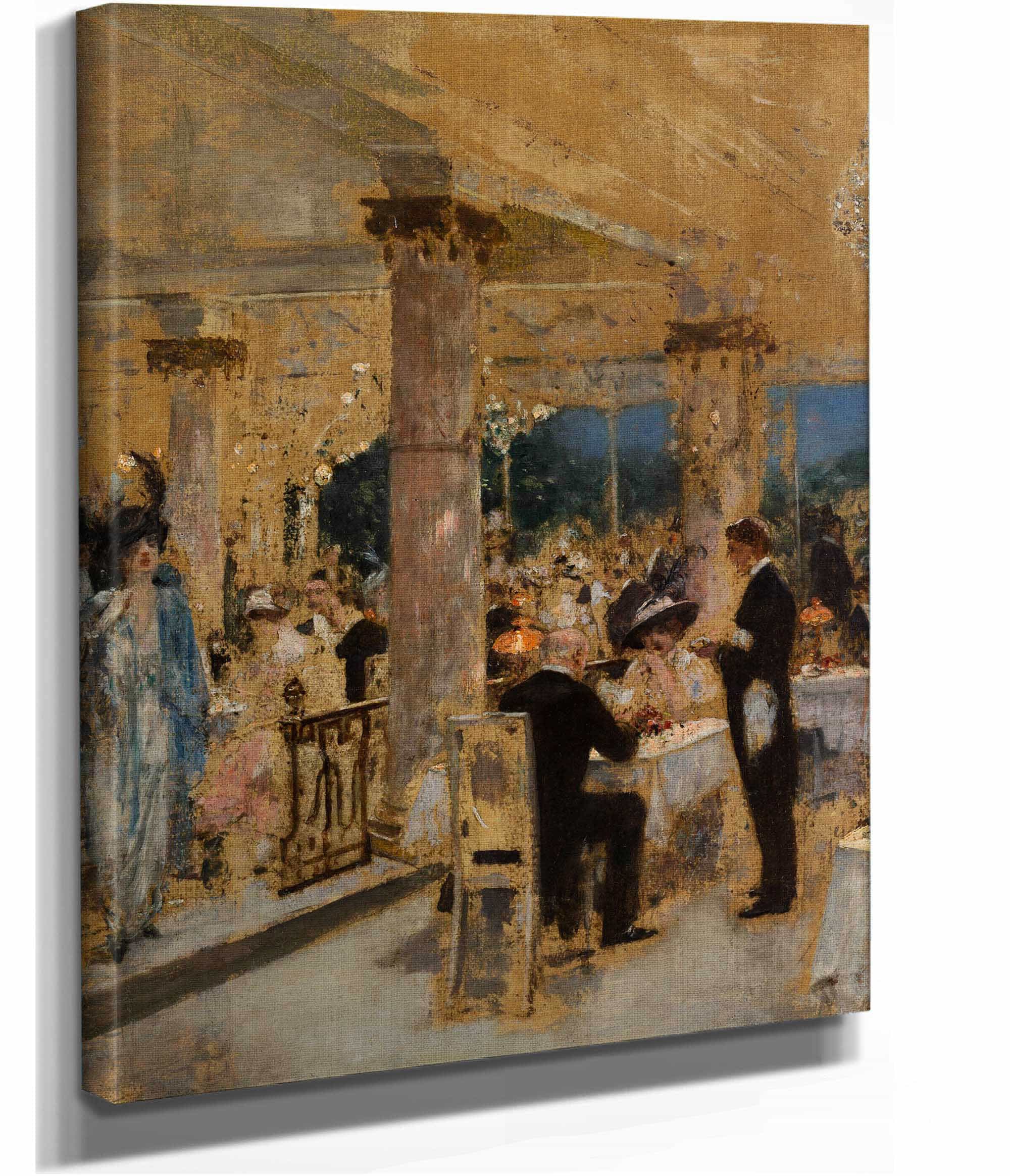 Armenonville Le Soir Du Grand Prix by Henri Gervex