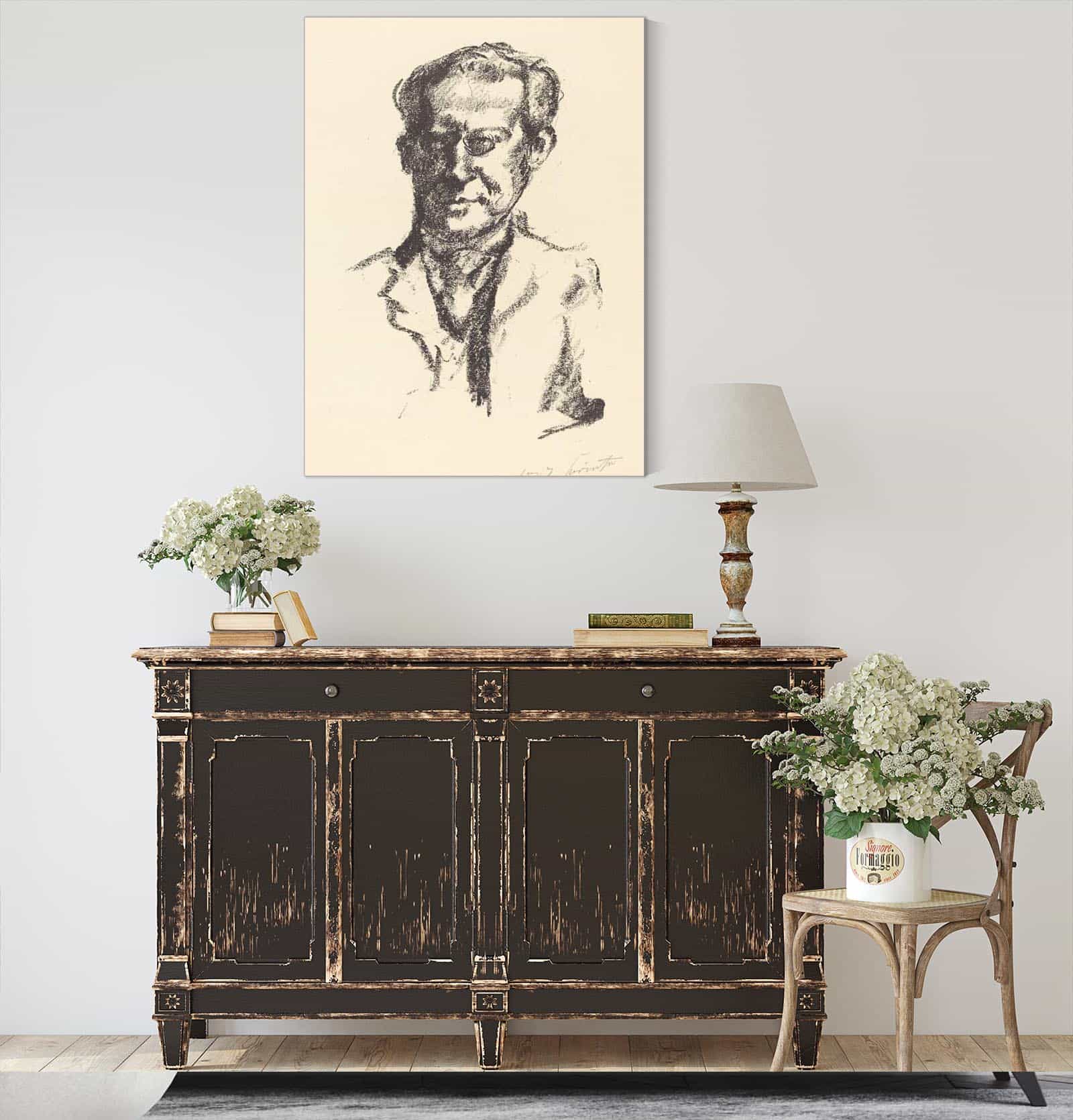 Arno Holz by Lovis Corinth