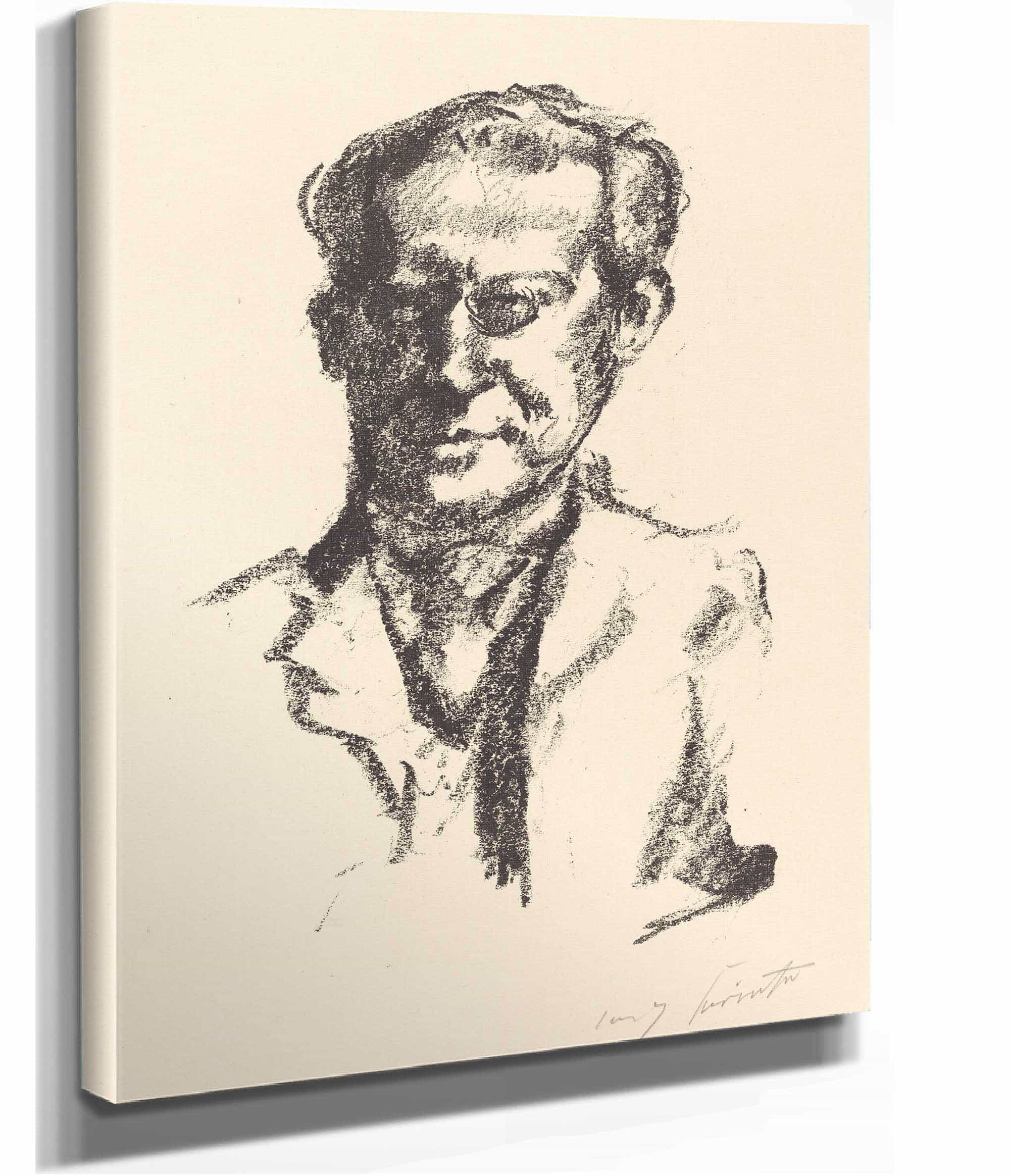 Arno Holz by Lovis Corinth
