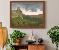 Arques Ruines Du Chateau by Jean Baptiste Camille Corot