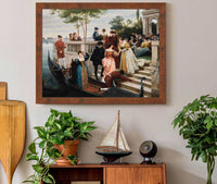 Arriving For The Ball Murano by Eugen Von Blaas