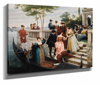 Arriving For The Ball Murano by Eugen Von Blaas