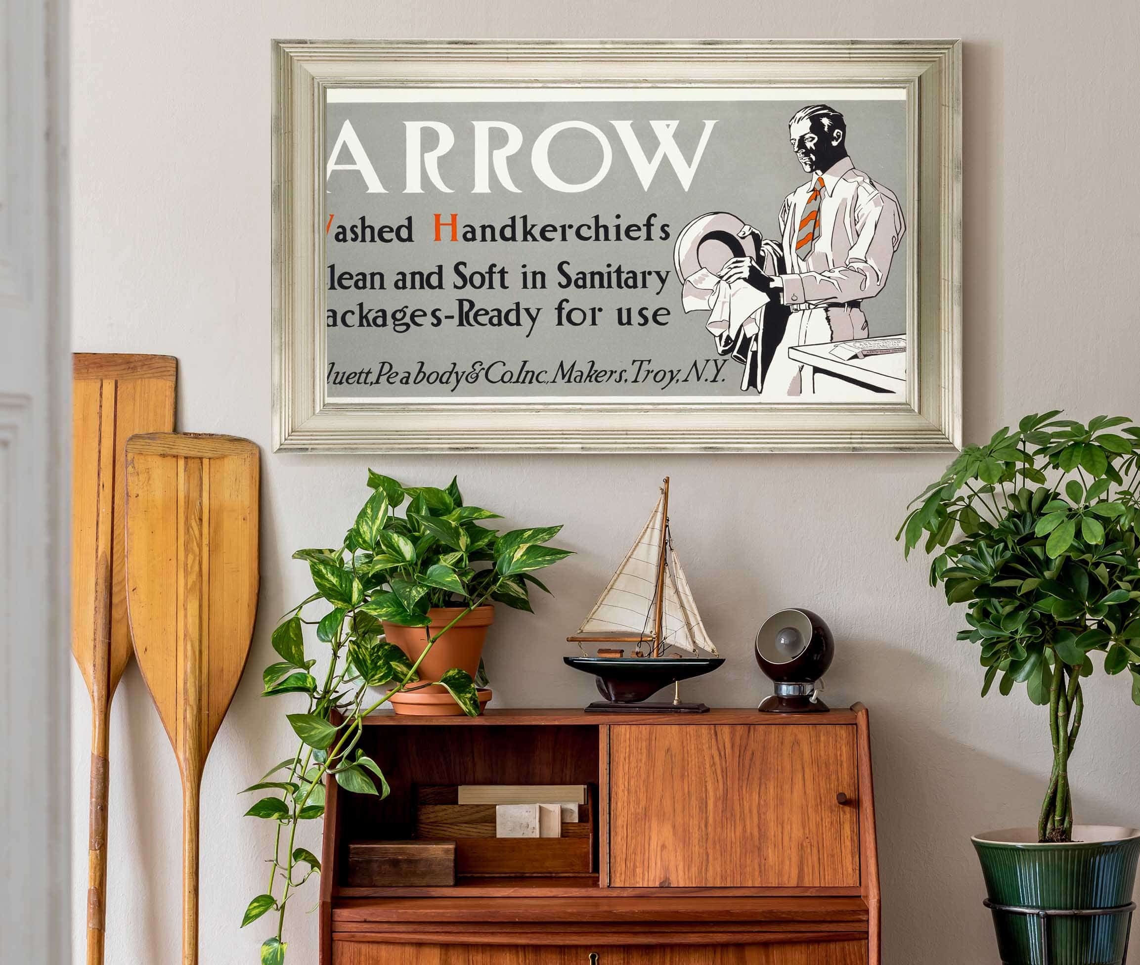 Arrow Washed Handkerchiefs by Edward Penfield