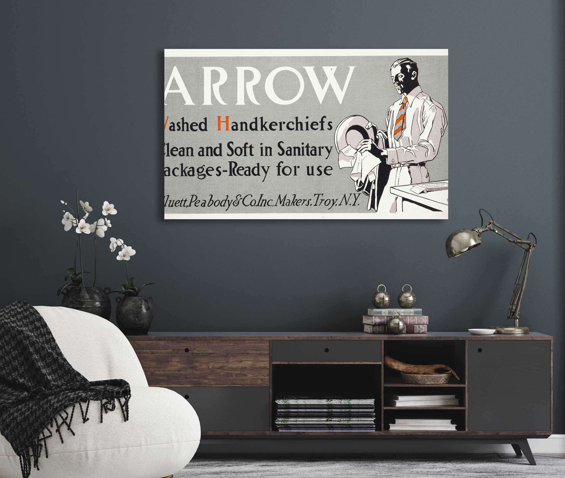 Arrow Washed Handkerchiefs by Edward Penfield