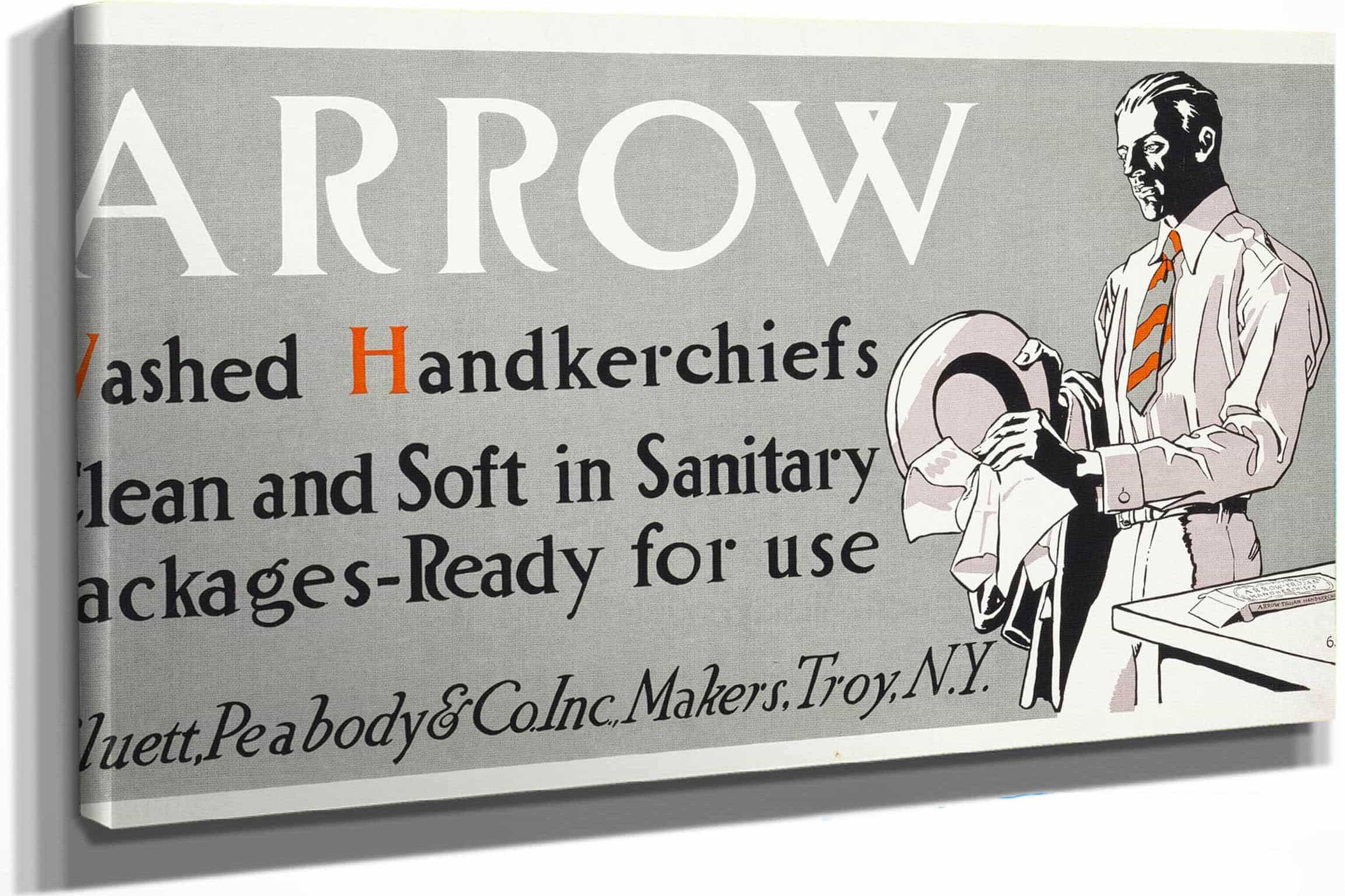 Arrow Washed Handkerchiefs by Edward Penfield