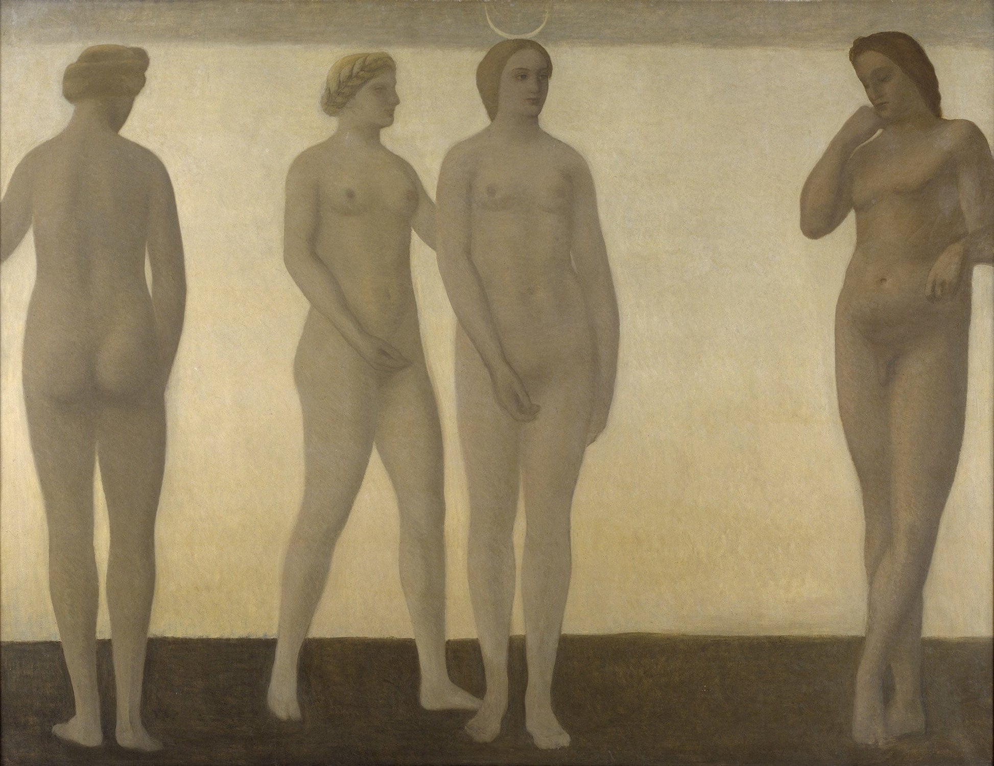 Artemis by Vilhelm Hammershoi