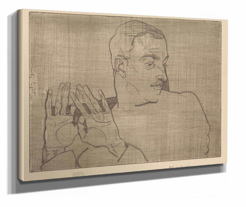 Arthur Roessler by Egon Schiele