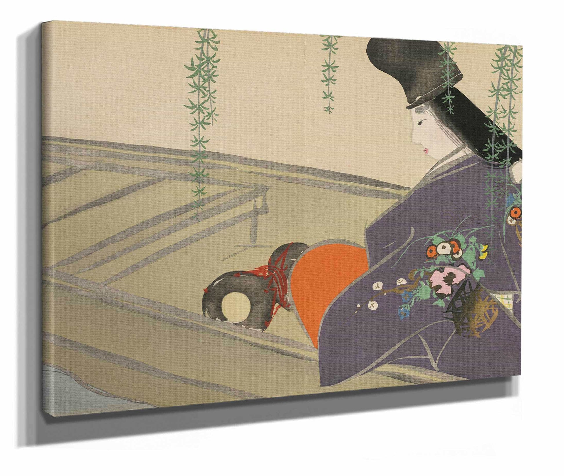 Asazuma In Her Boat Asazuma Bune by Kamisaka Sekka