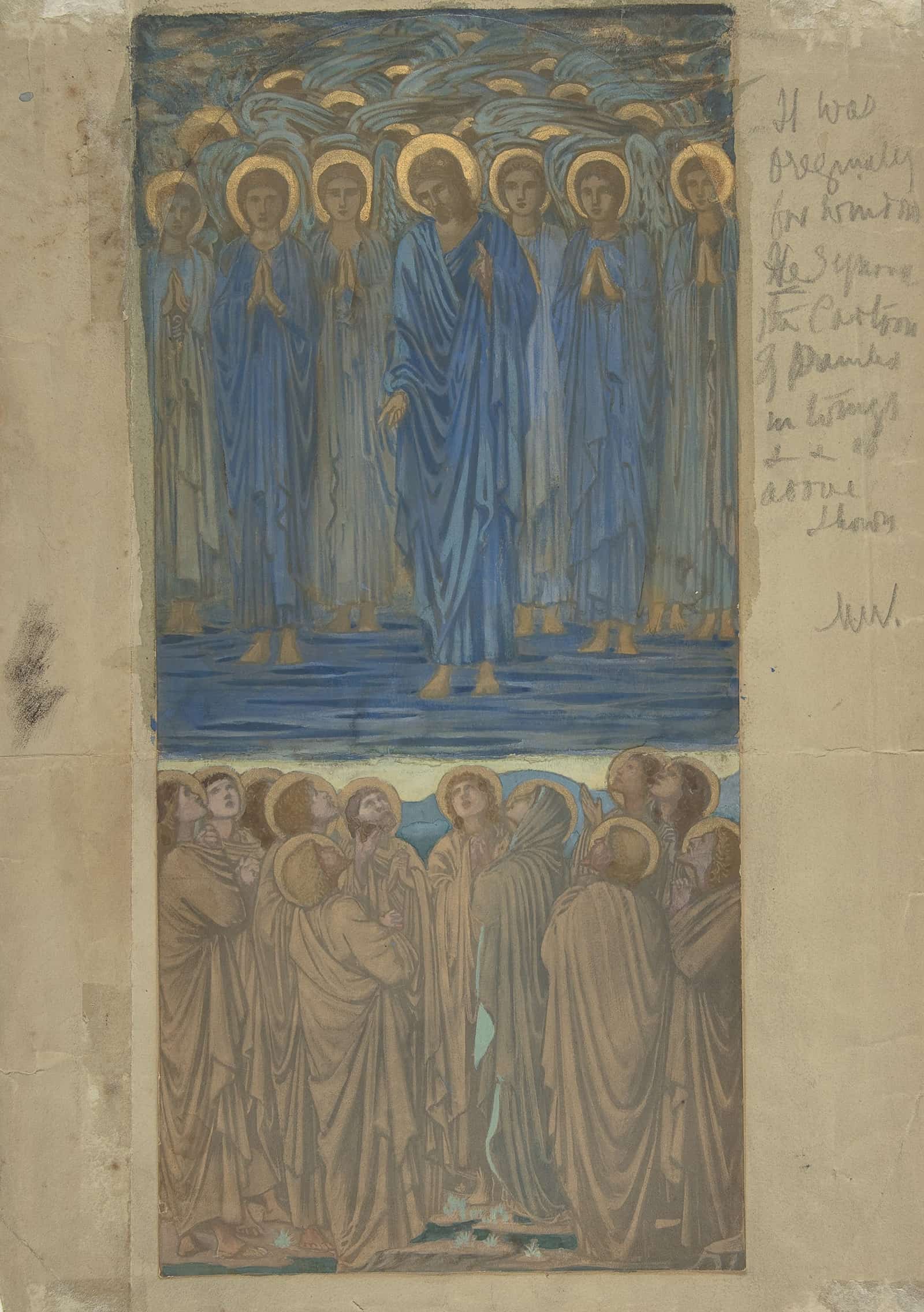Ascension Of Christ   by Sir Edward Coley Burne Jones