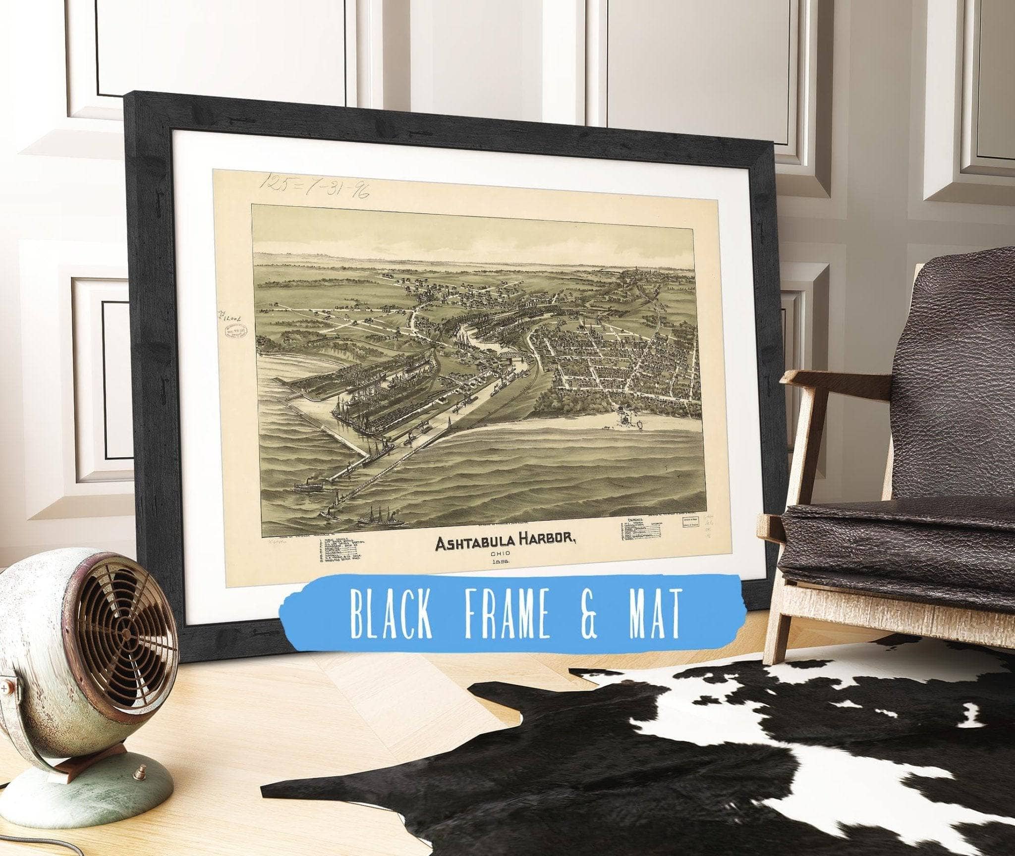 Ashtabula Harbor Ohio 1896 State of Ohio