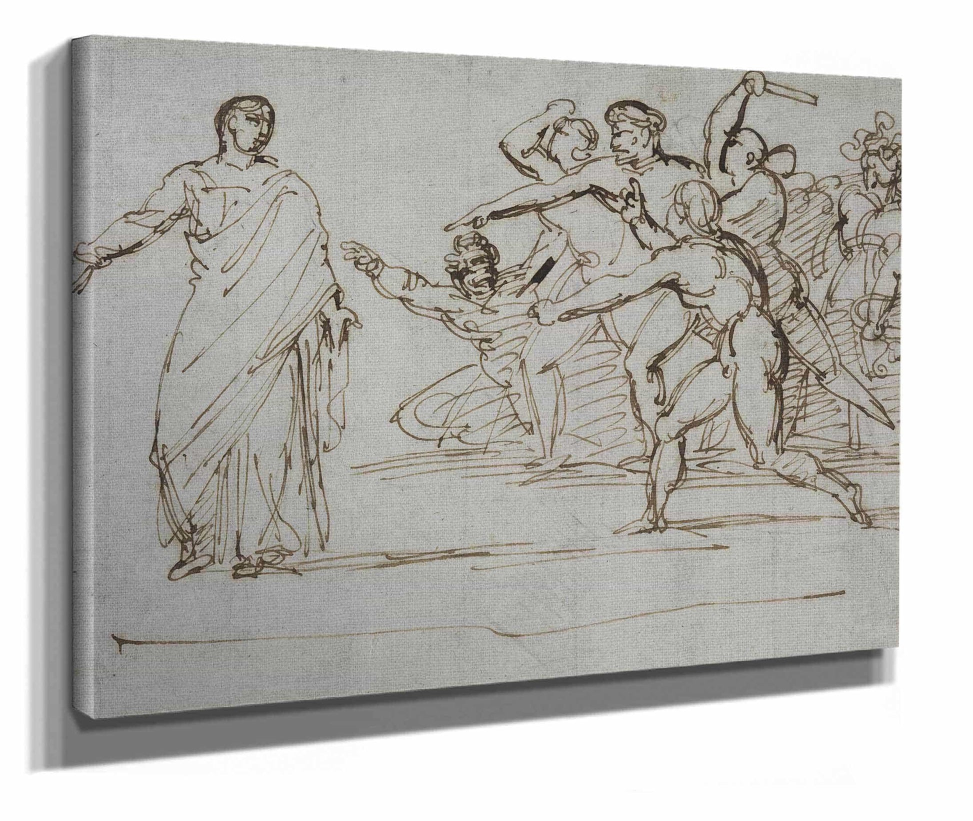 Assassination Of Tiberius by Theodore Gericault
