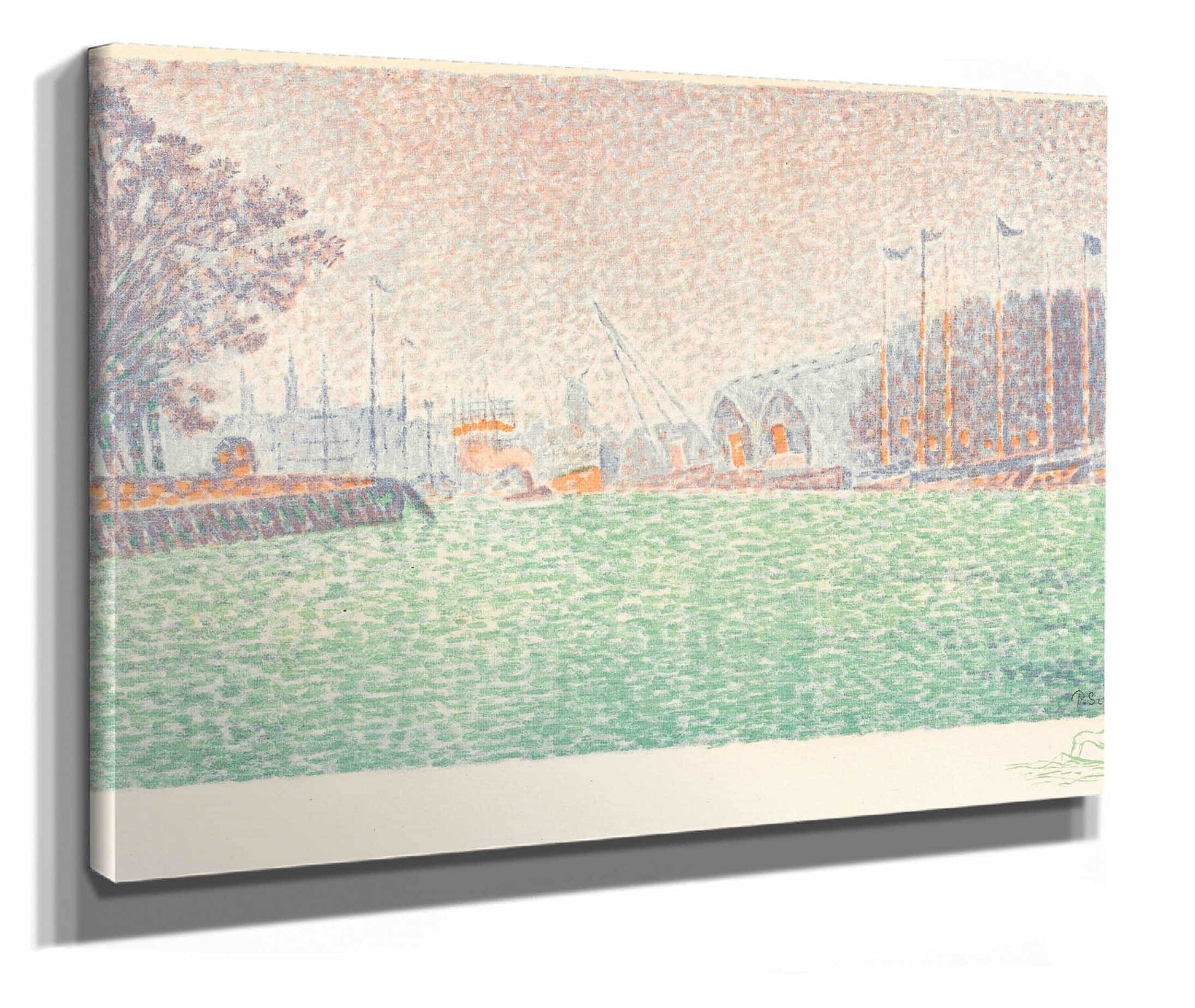 At Flushing A Flessingue by Paul Signac