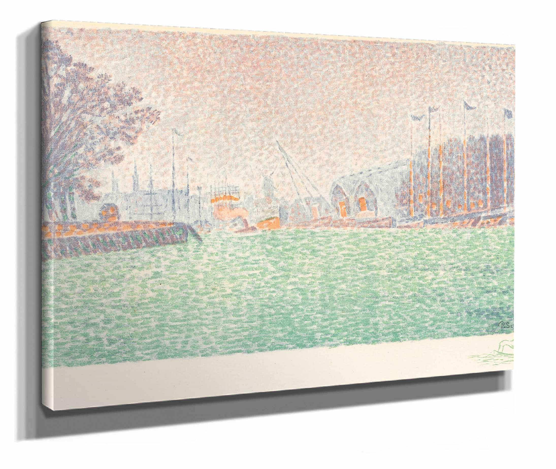 At Flushing A Flessingue by Paul Signac
