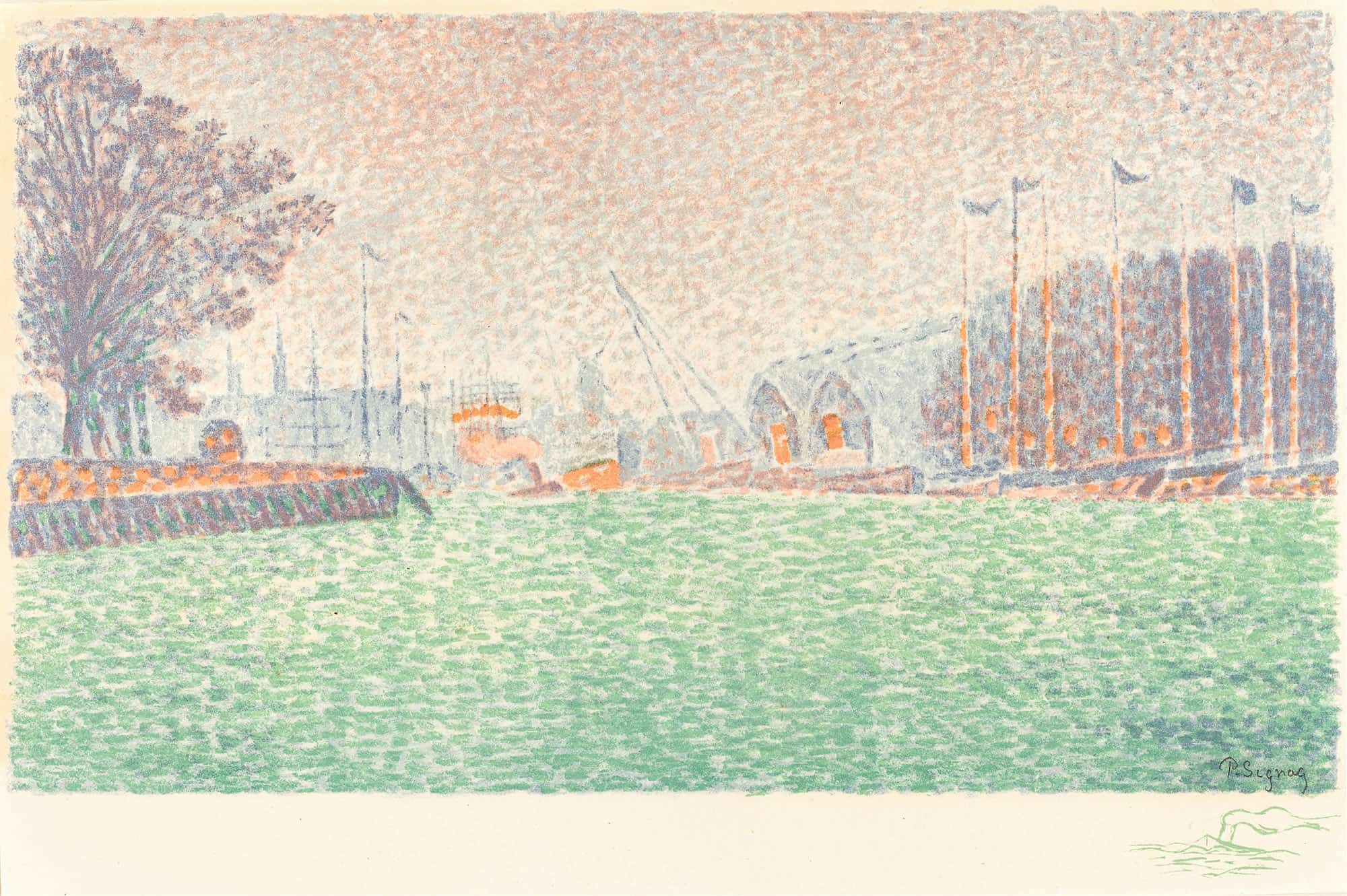 At Flushing A Flessingue by Paul Signac