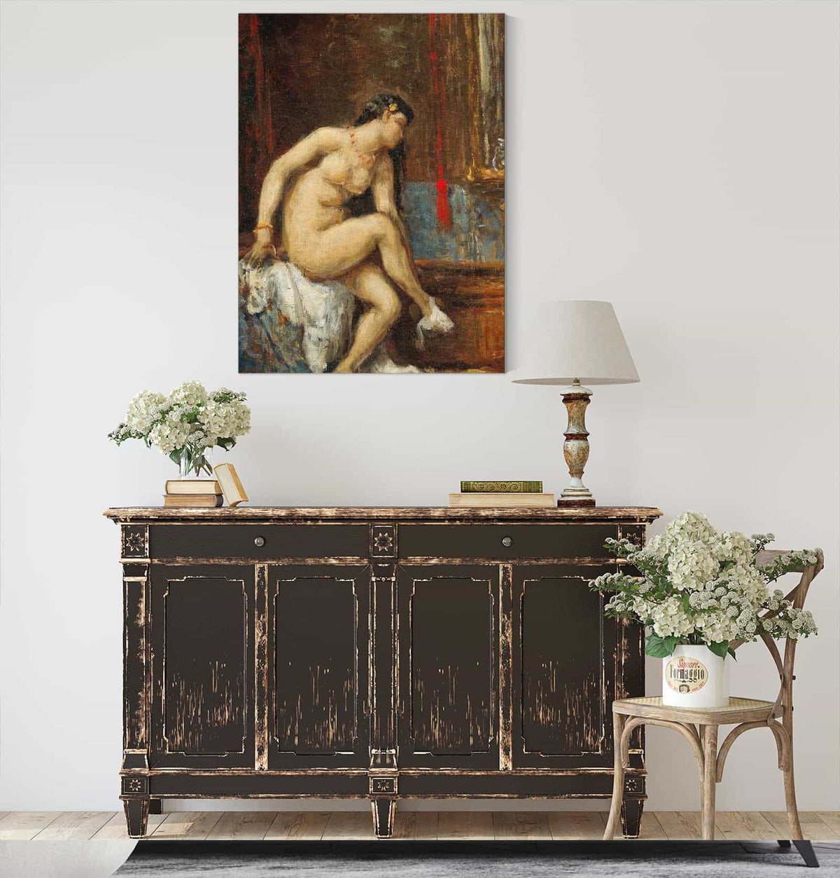 At Her Toilette by Theodore Chasseriau