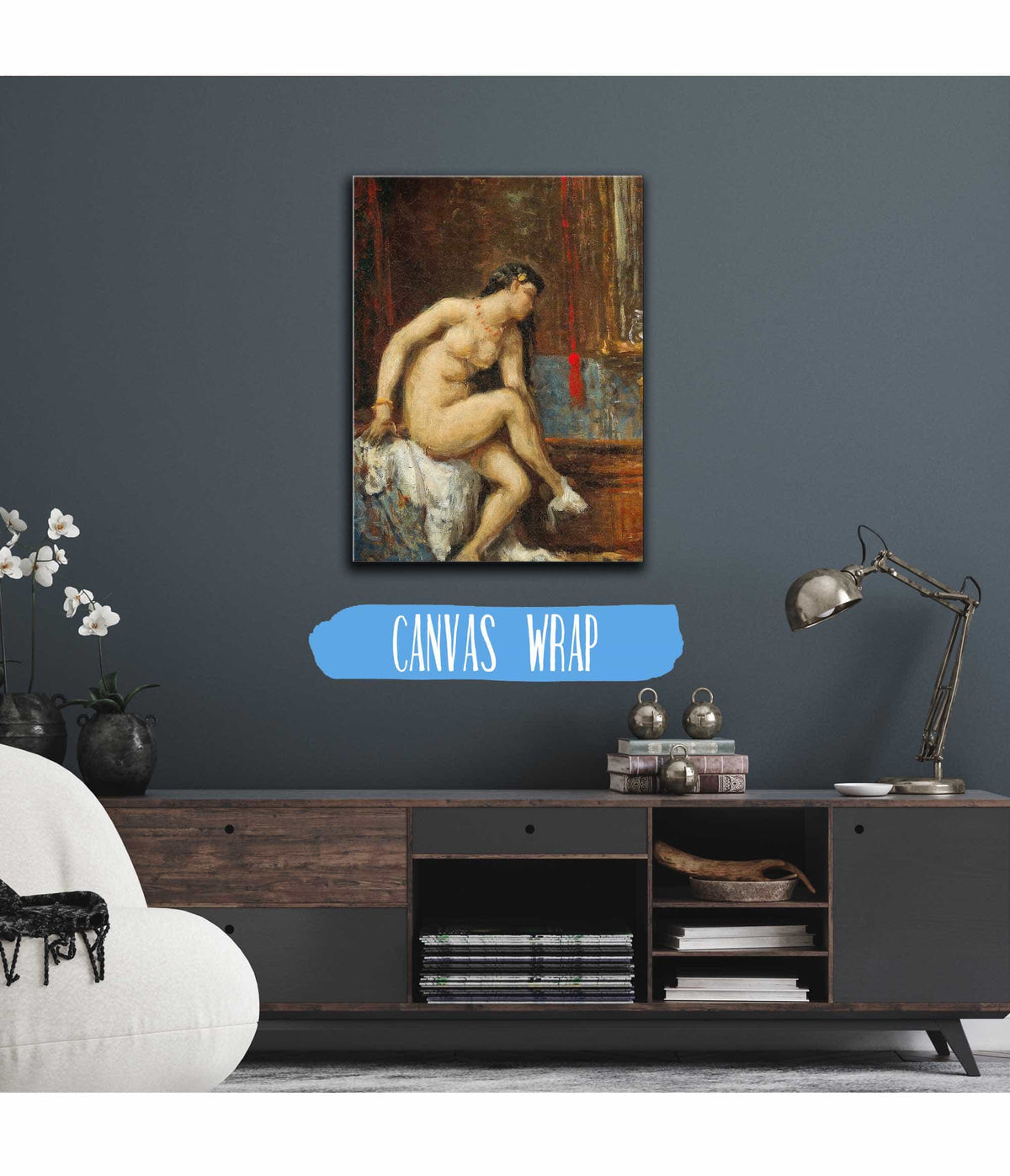 At Her Toilette by Theodore Chasseriau