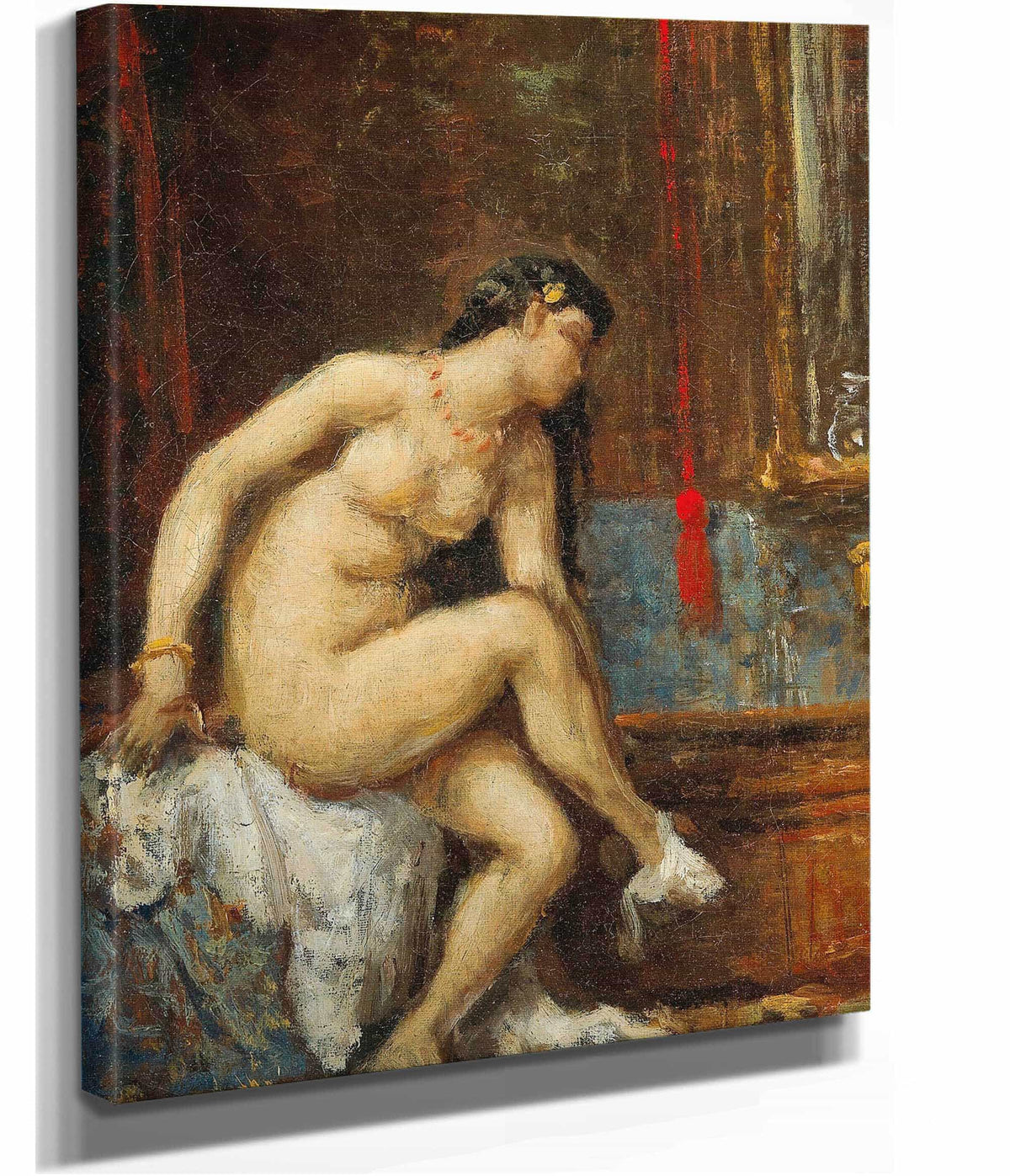 At Her Toilette by Theodore Chasseriau