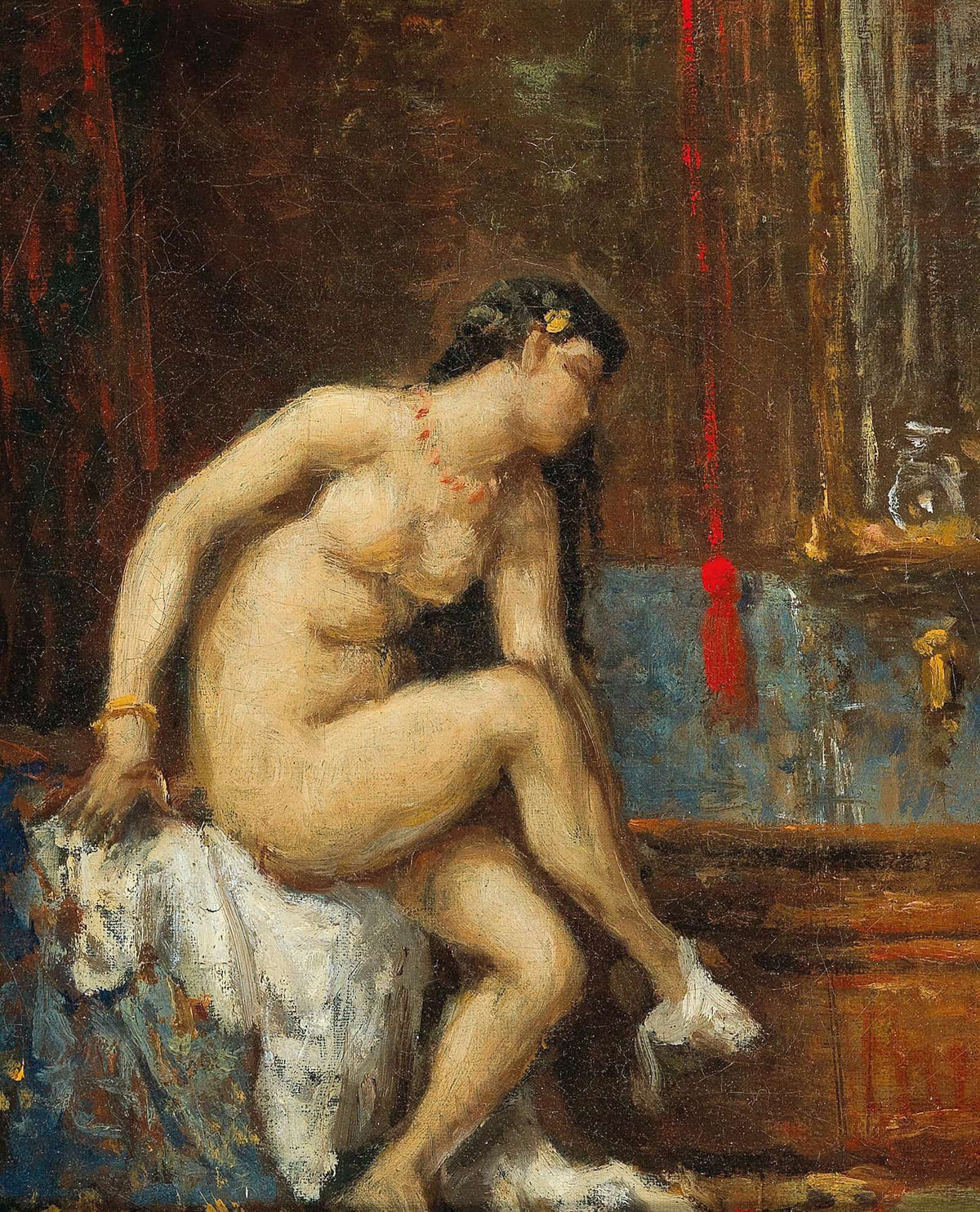 At Her Toilette by Theodore Chasseriau