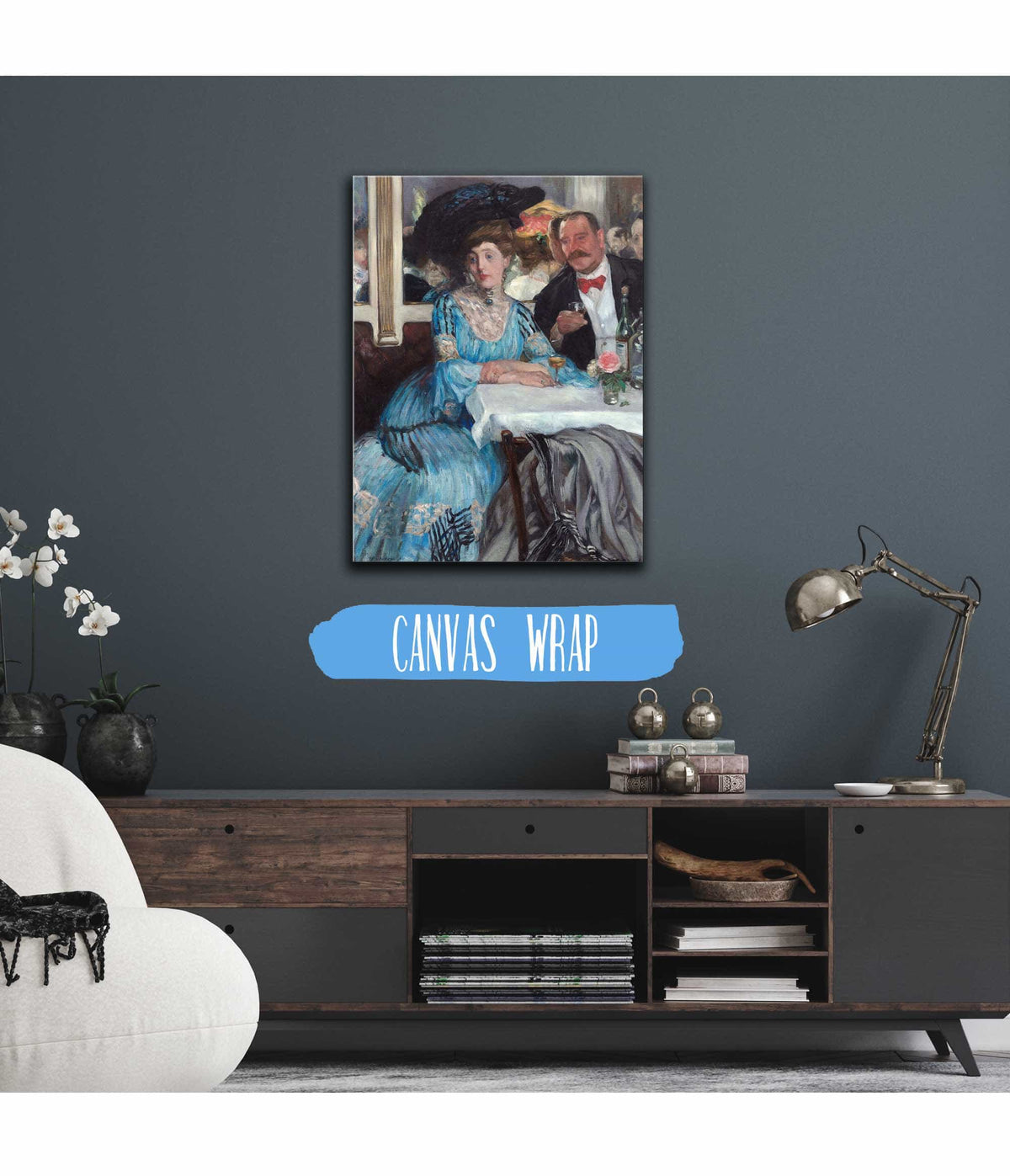 At Mouquins by William James Glackens