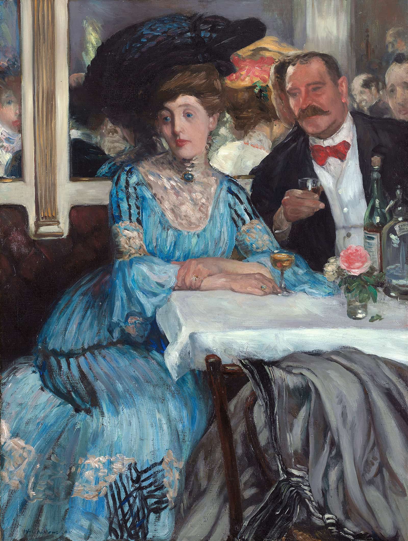 At Mouquins by William James Glackens