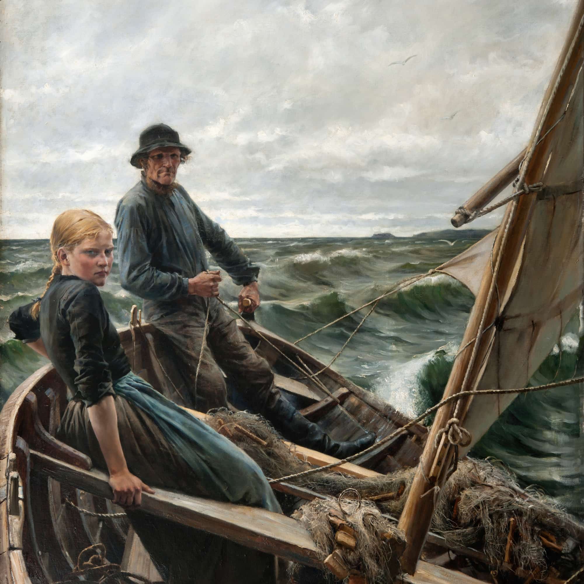 At Sea by Albert Edelfelt