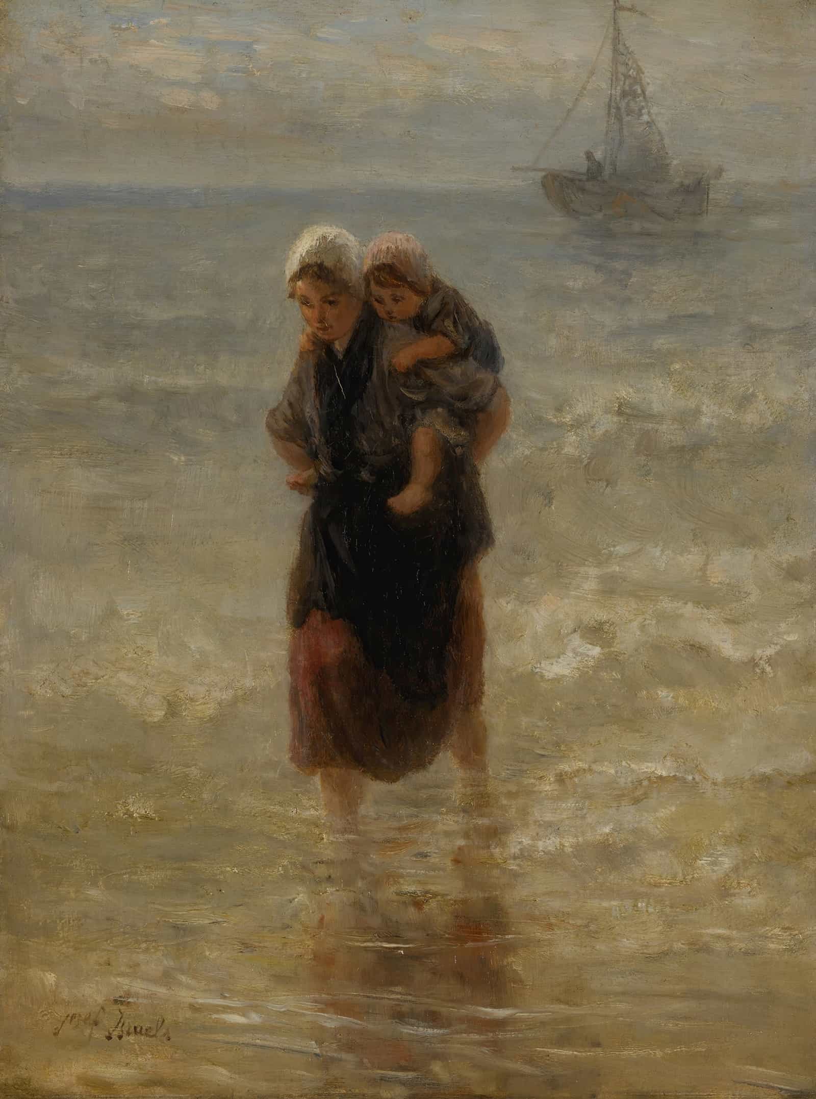 At Sea by Jozef Israels