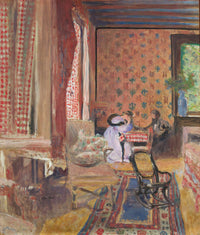 At The Board Game by Edouard Vuillard