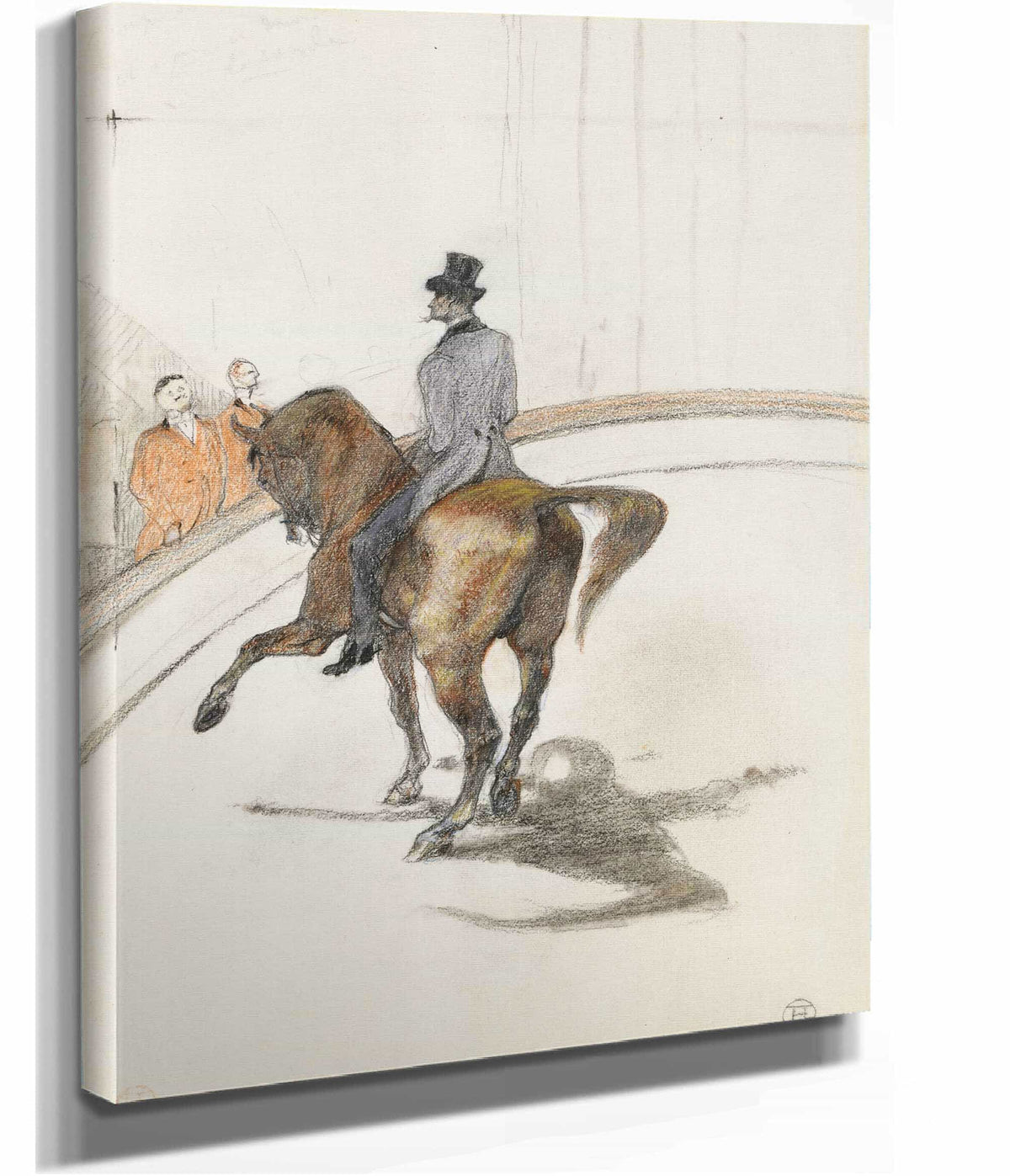 At The Circus The Spanish Walk Au Cirque Le Pas Espagnol by Henri De Toulouse Lautrec