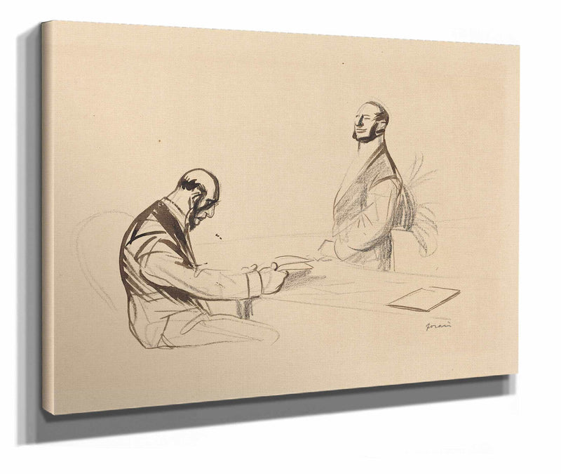 At The Conference Ii by Jean Louis Forain