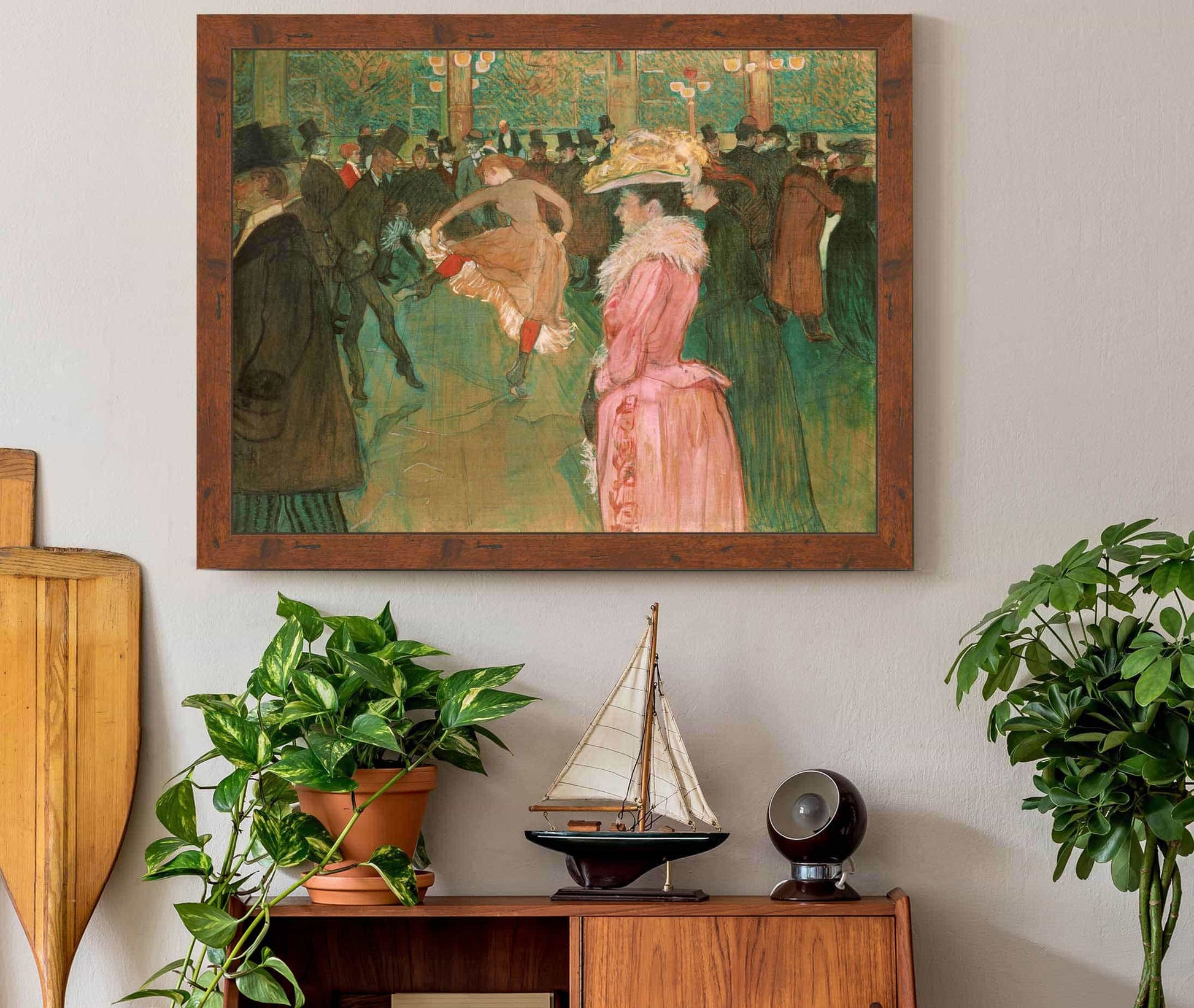 At The Moulin Rouge The Dance by Henri De Toulouse Lautrec