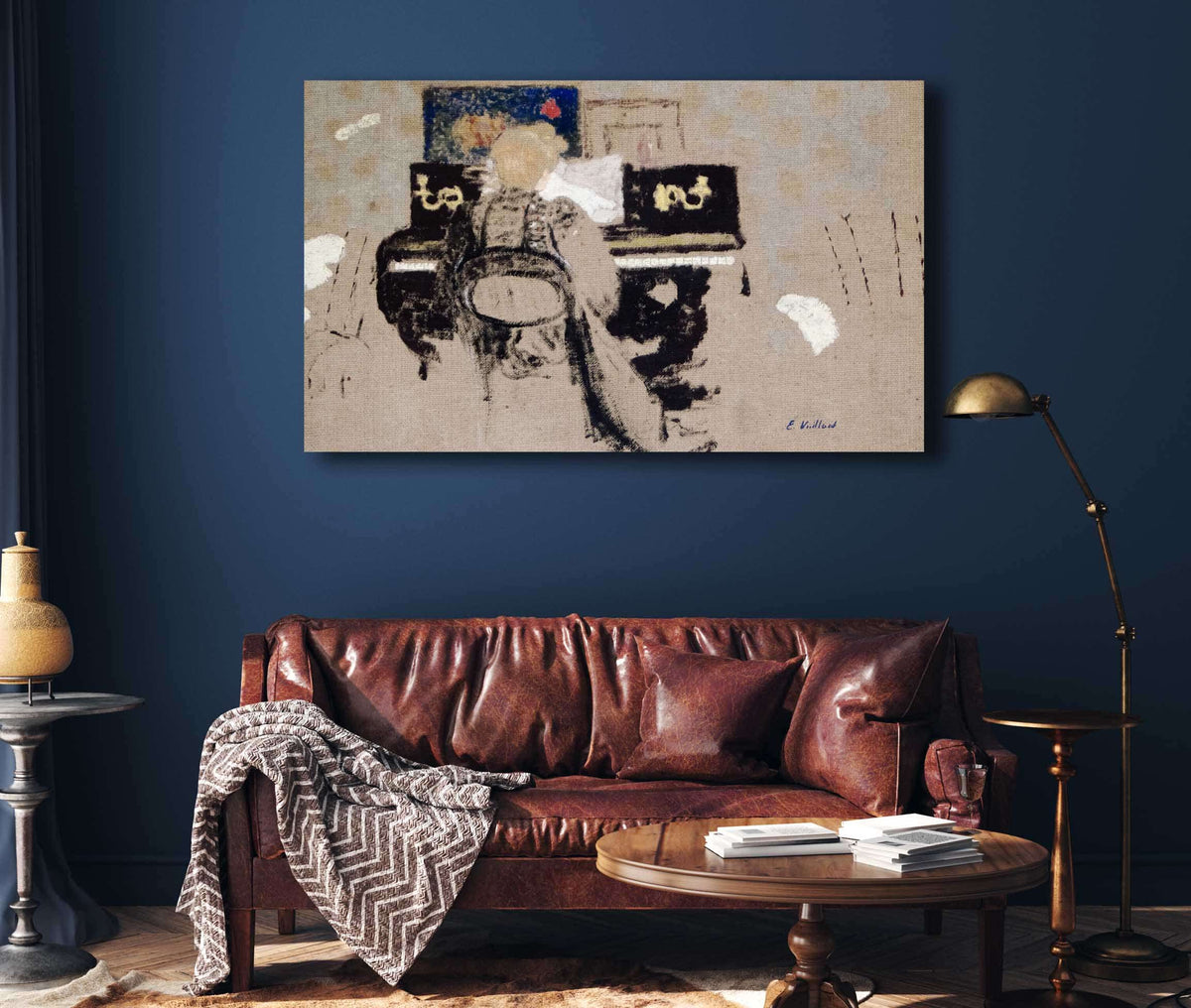 At The Piano by Edouard Vuillard