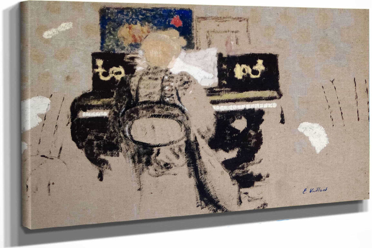 At The Piano by Edouard Vuillard