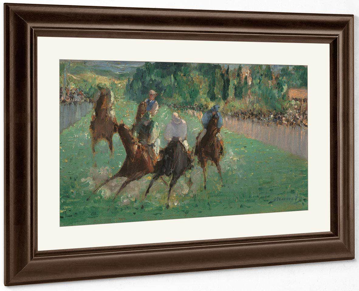 At The Races Edouard Manet Print, Canvas Art, Framed Print. – Truly Art