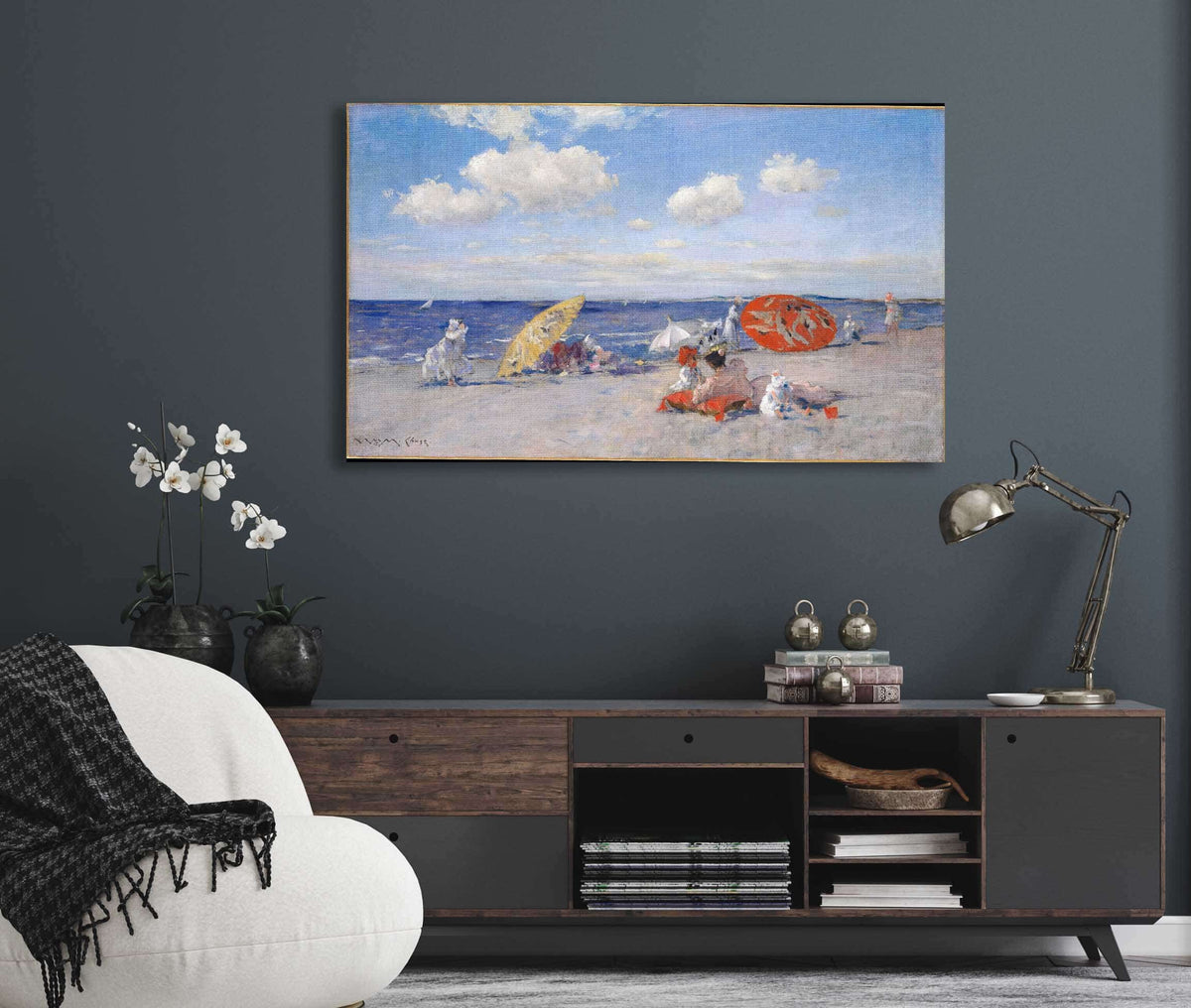 At The Seaside by William Merritt Chase