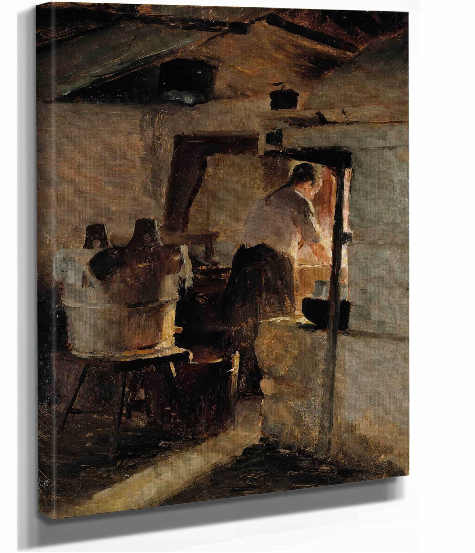 At The Stove by Albert Edelfelt