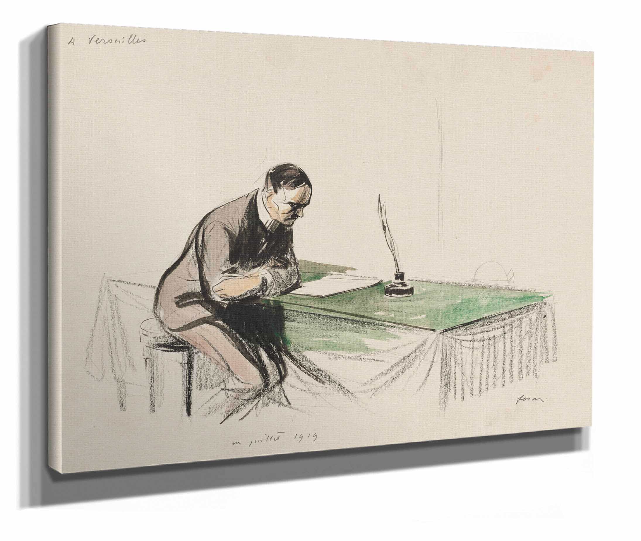 At Versailles July by Jean Louis Forain