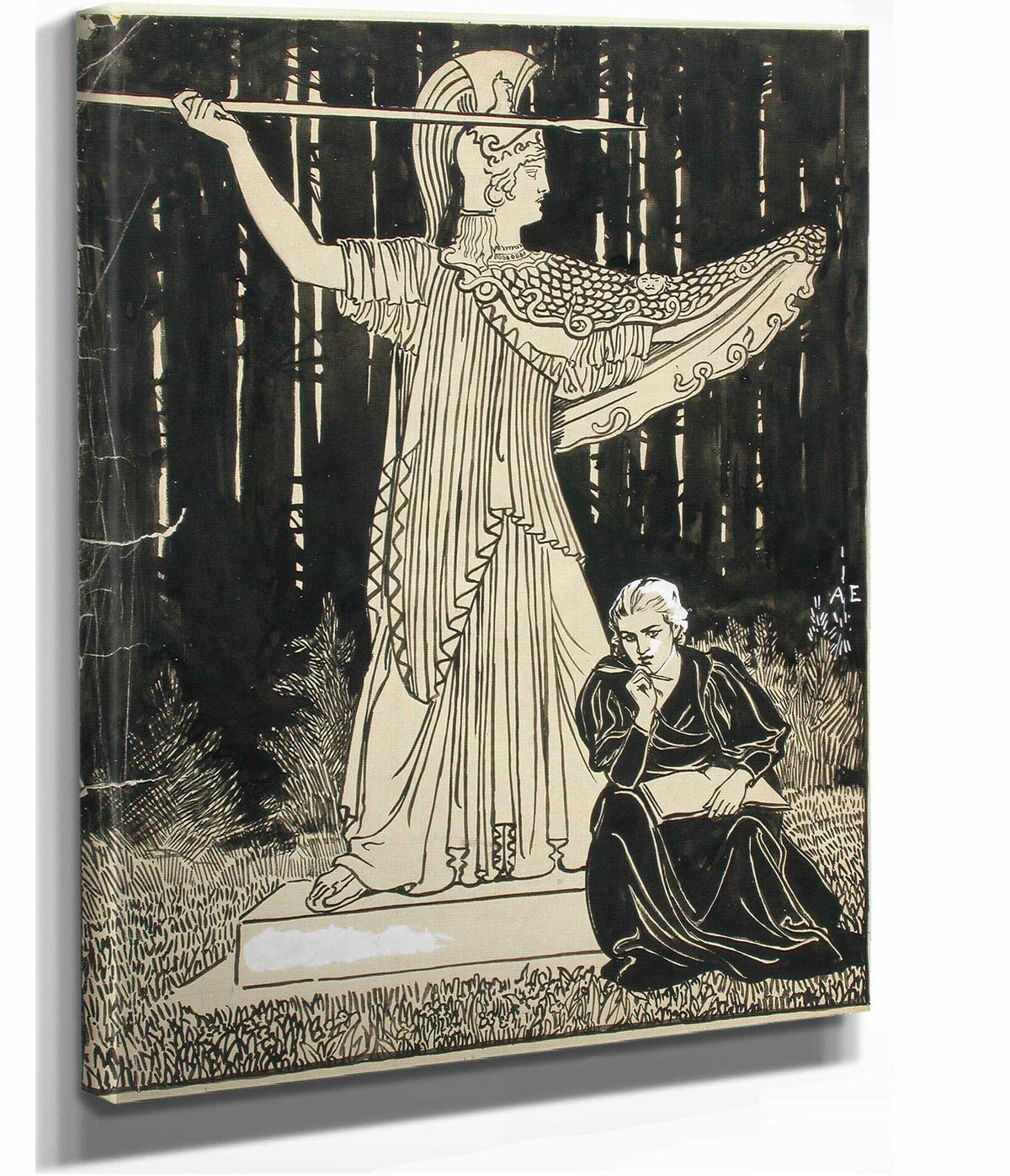 Ateneum Lehden Kansikuva Julkaisija Wentzel Hagelstam by Albert Edelfelt