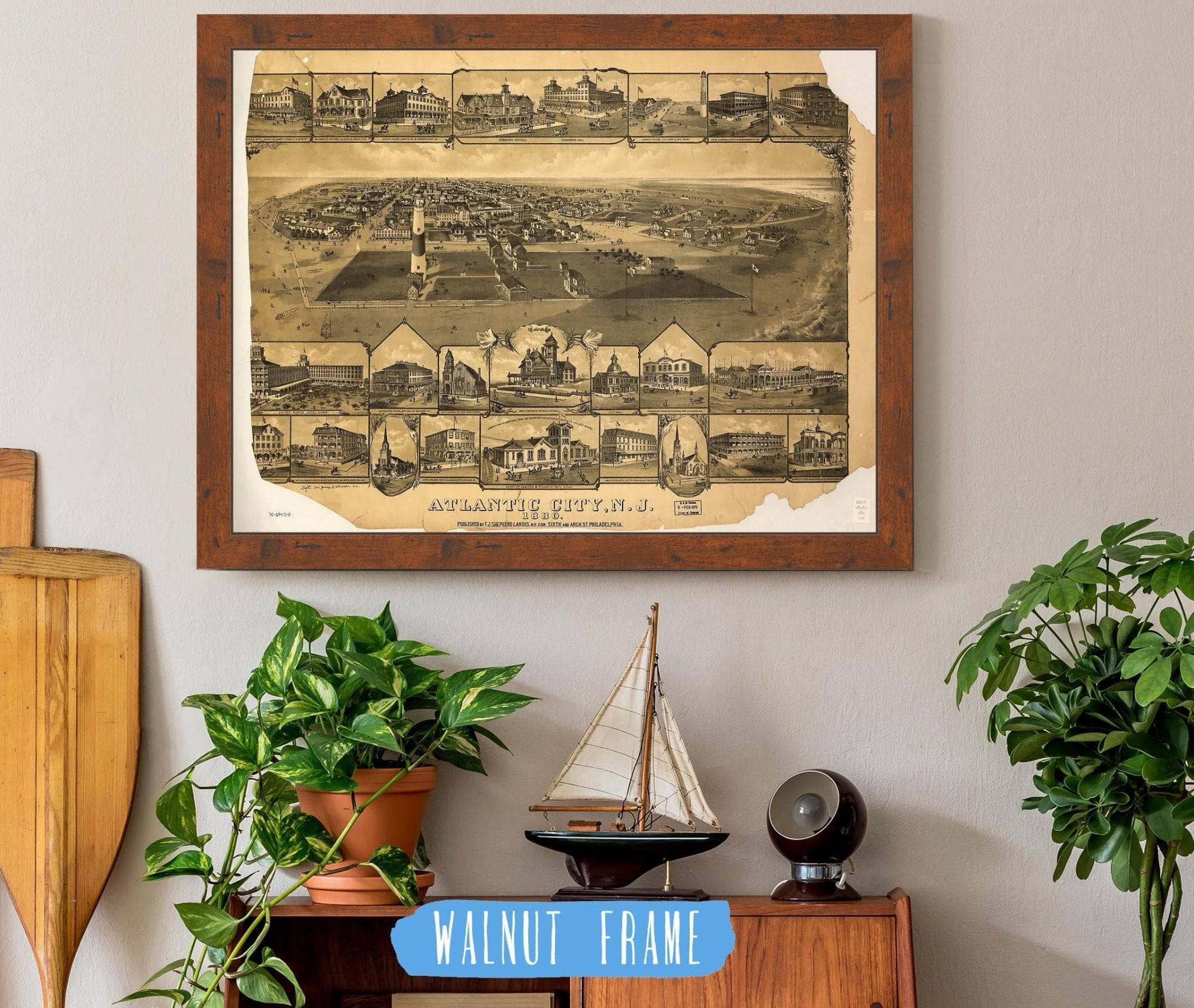 Atlantic City Nj 1880 State of New Jersey