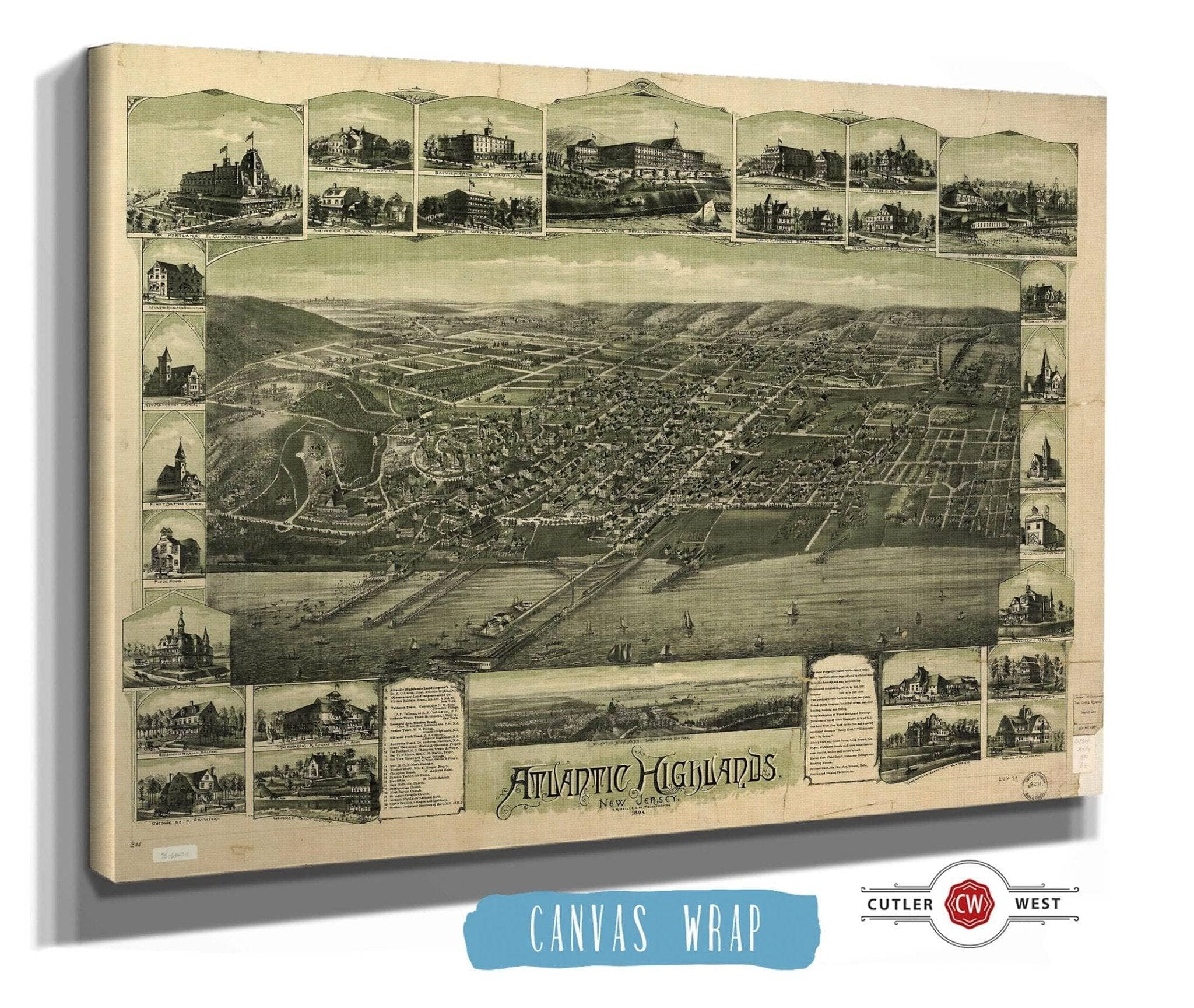 Atlantic Highlands New Jersey 1894 State of New Jersey