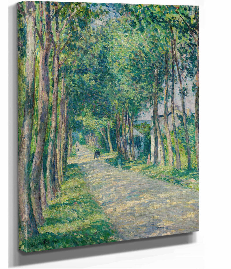 Attelage Sur Une Route Ensoleillee by Henri Lebasque