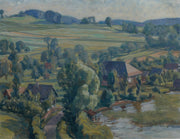 Atterseelandschaft Bei Unterbuchberg by Walther Gamerith