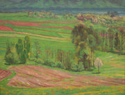 Atterseelandschaft Im Fruhling by Walther Gamerith