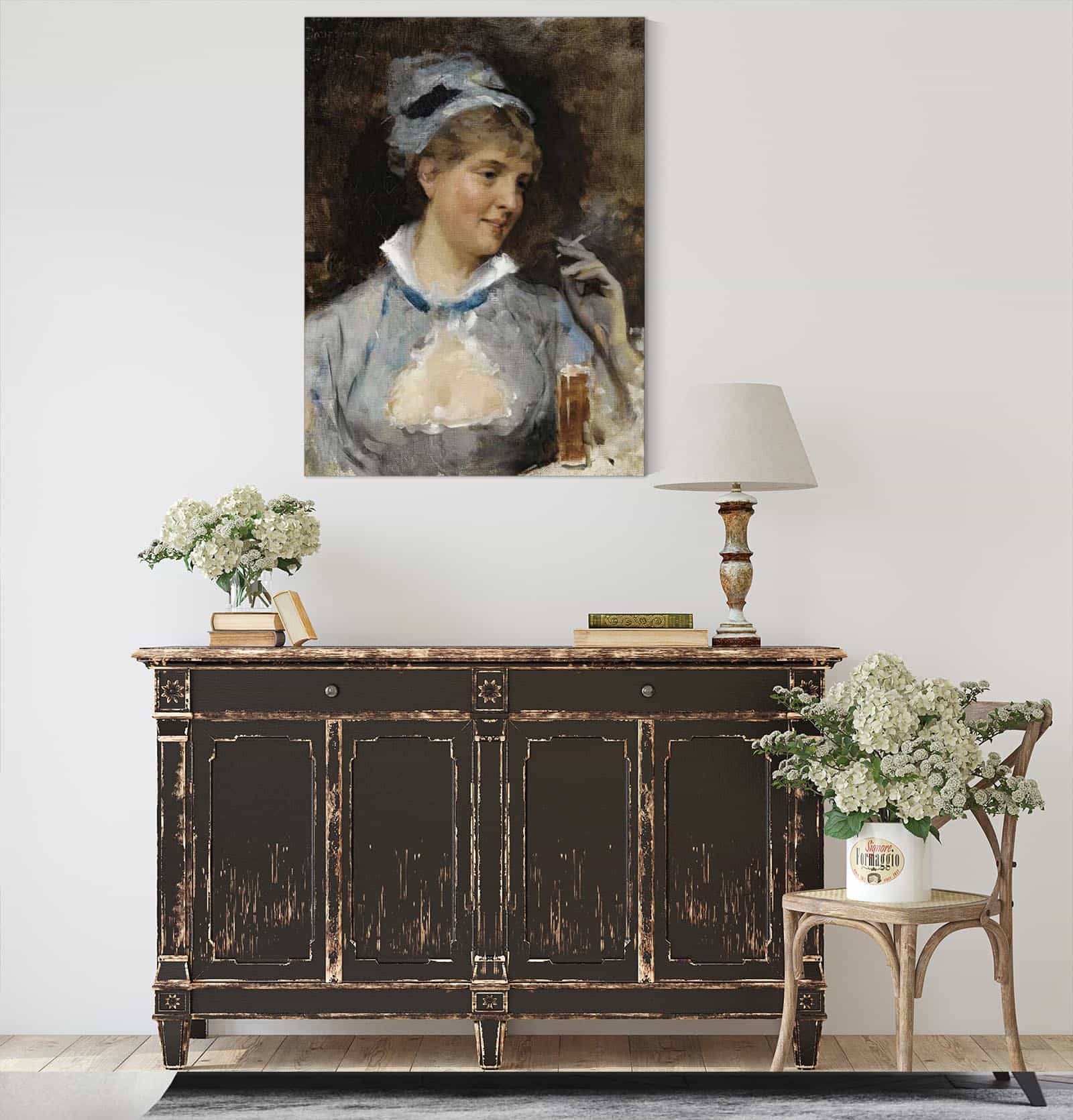 Au Bar by Albert Edelfelt