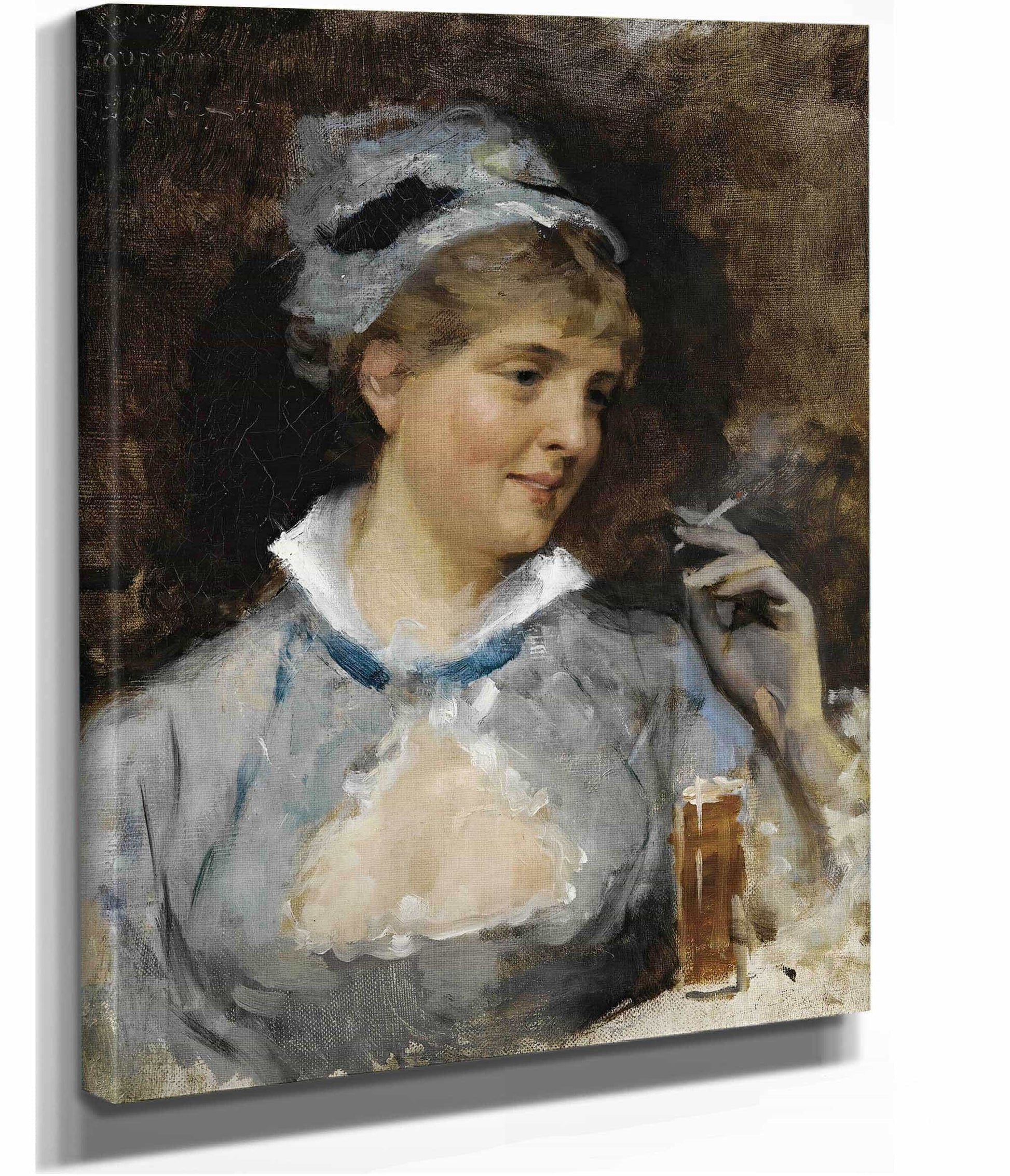 Au Bar by Albert Edelfelt